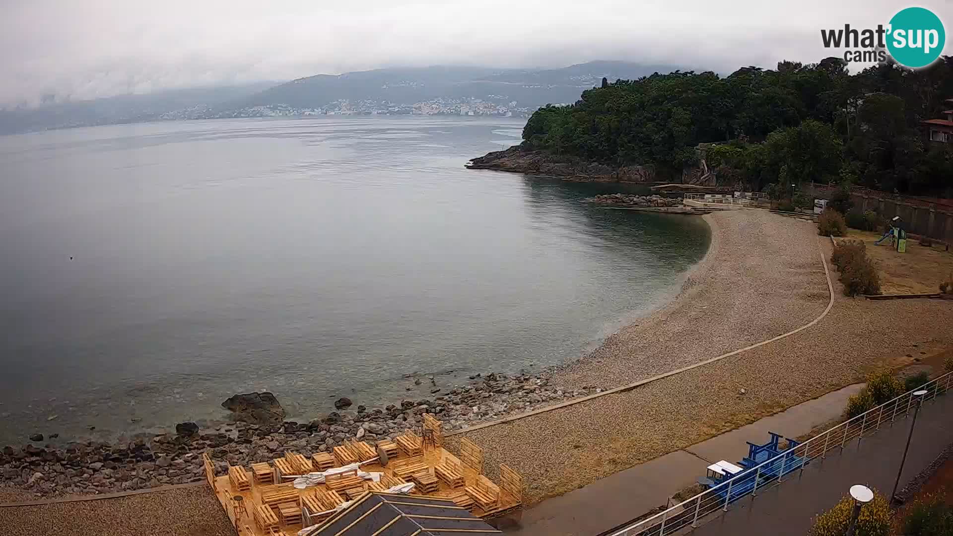 Rijeka web kamera plaža pri Bazenih Kantrida