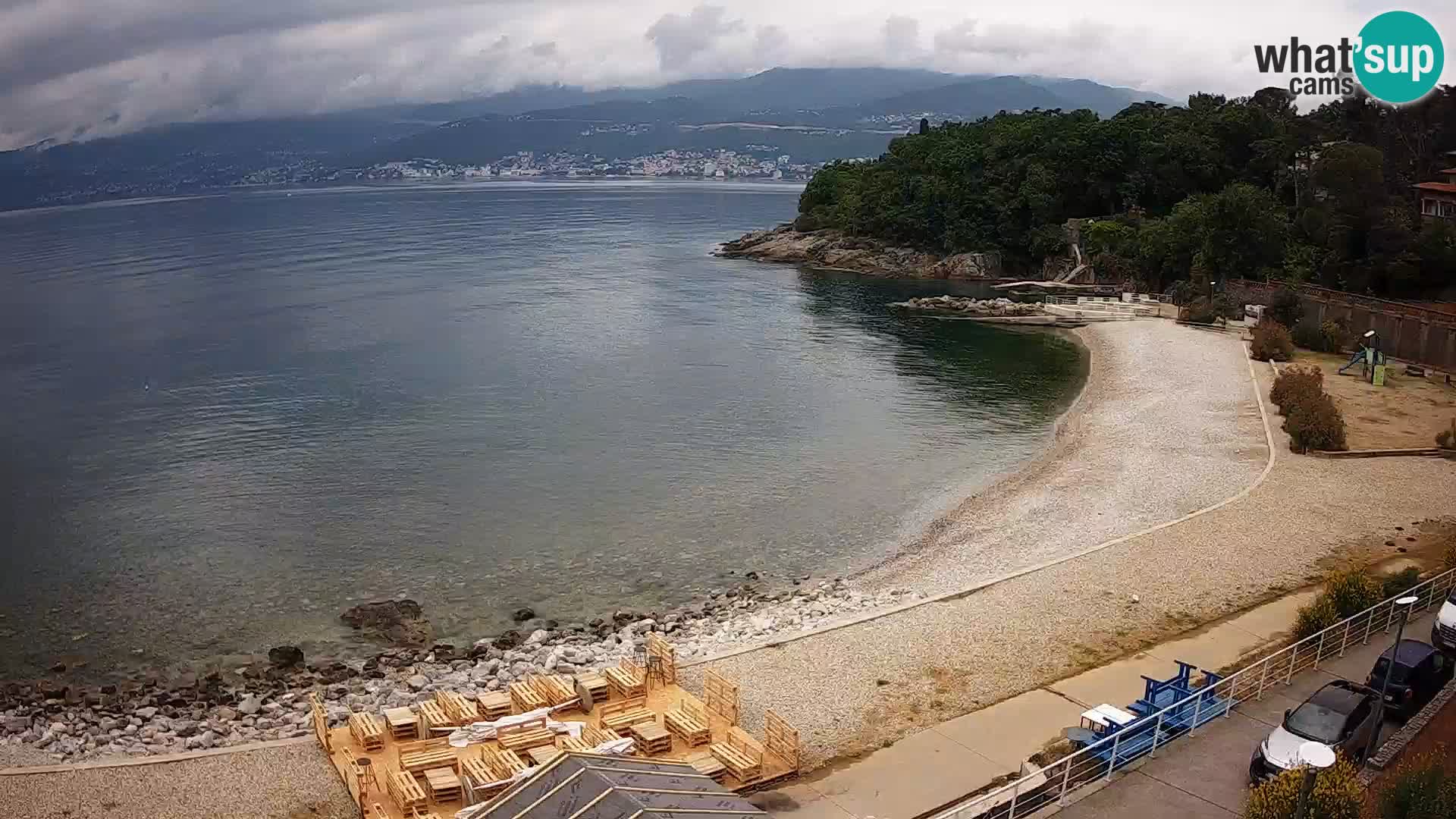 Reka Spletna kamera  plaža pri Bazenih Kantrida