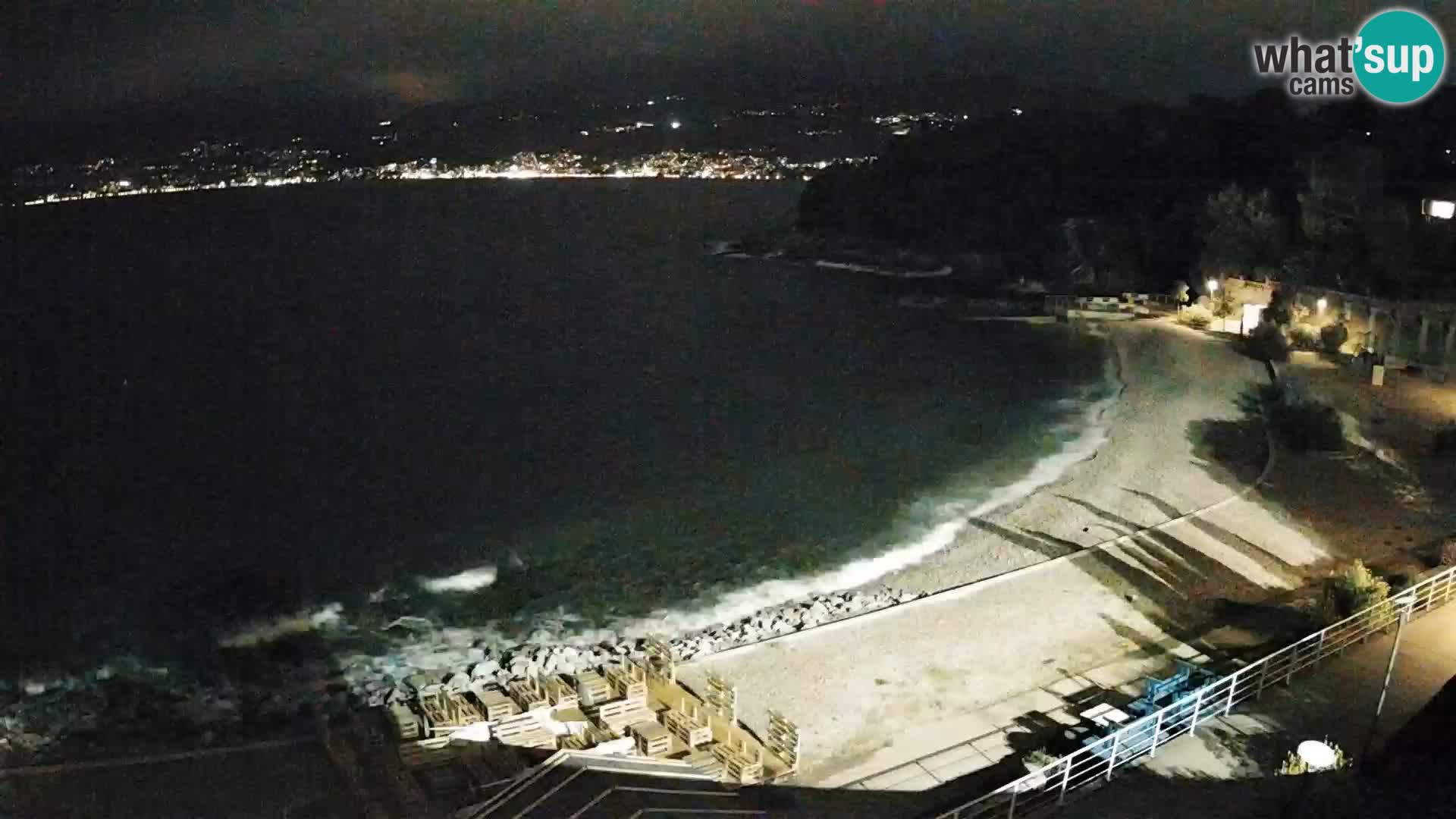 Reka Spletna kamera  plaža pri Bazenih Kantrida