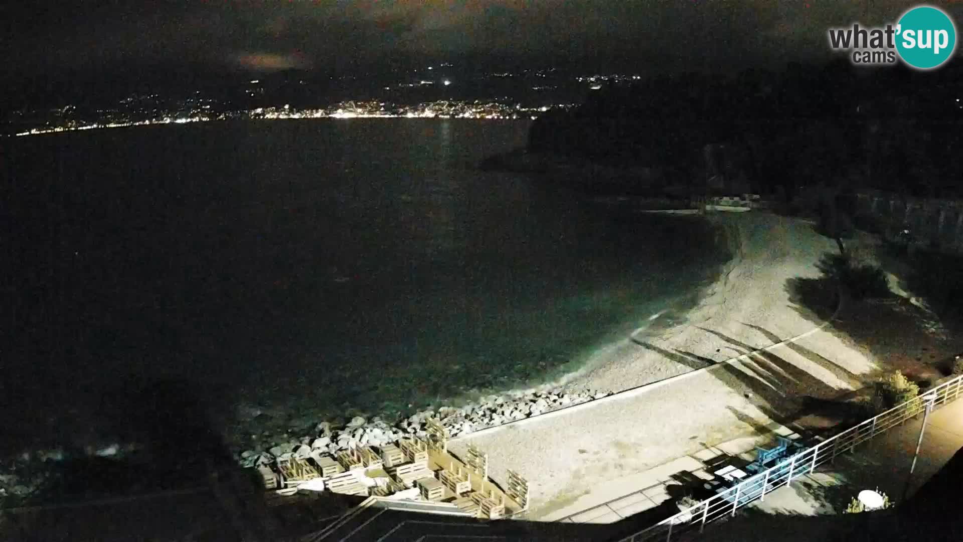 Reka Spletna kamera  plaža pri Bazenih Kantrida