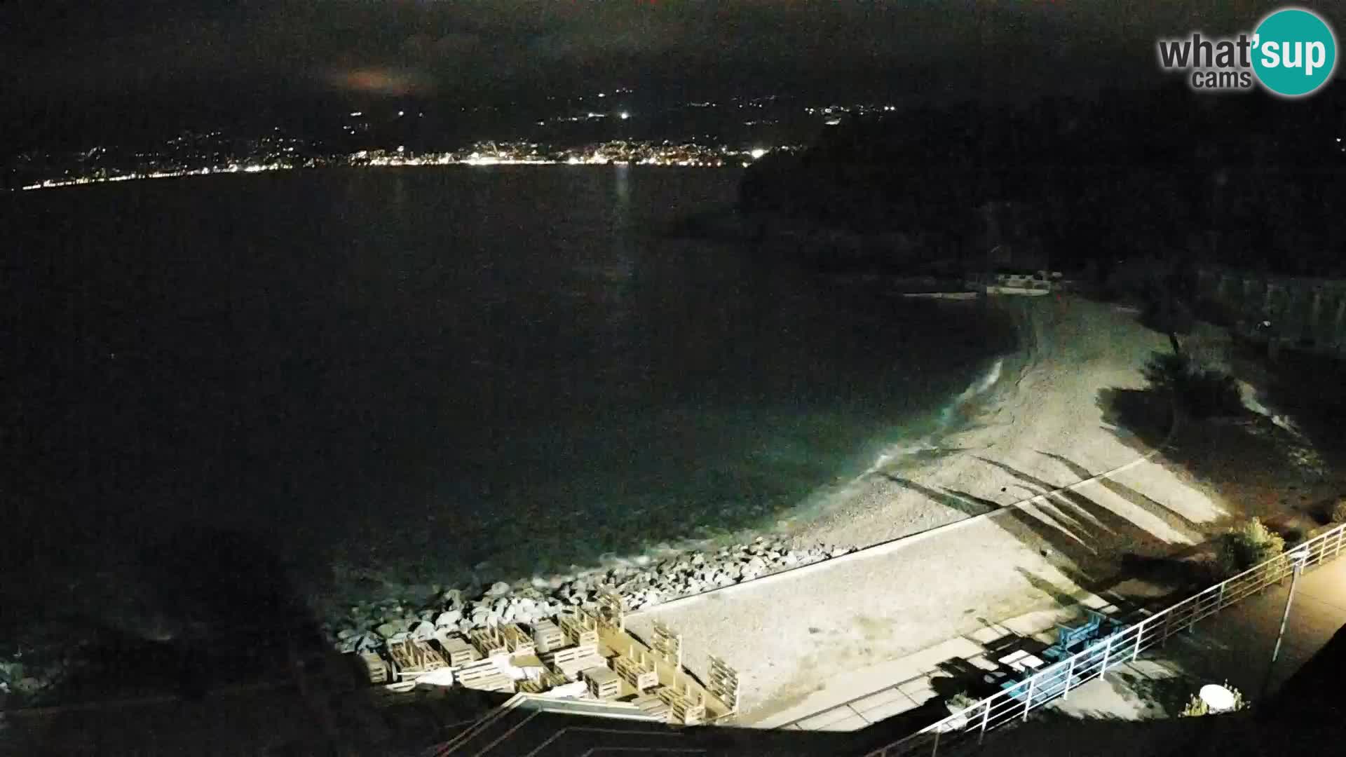 Reka Spletna kamera  plaža pri Bazenih Kantrida