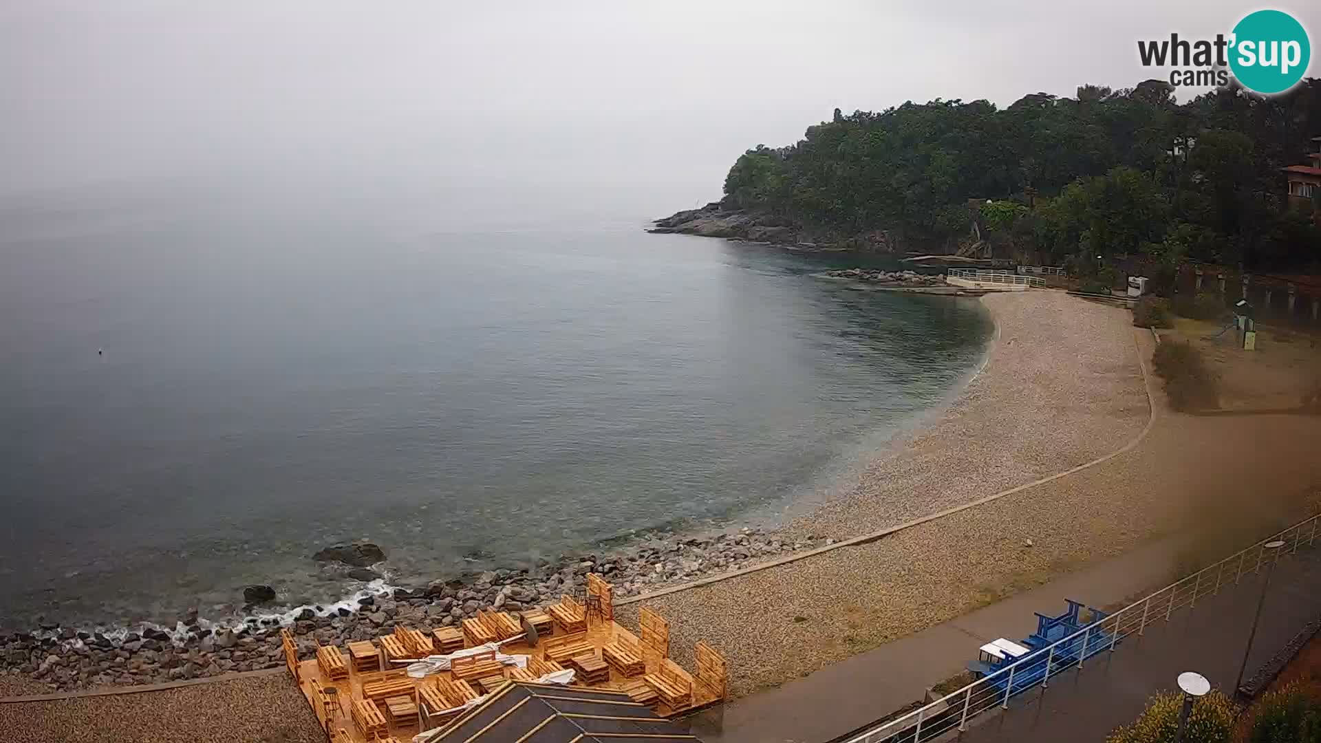 Rijeka web kamera plaža pri Bazenih Kantrida