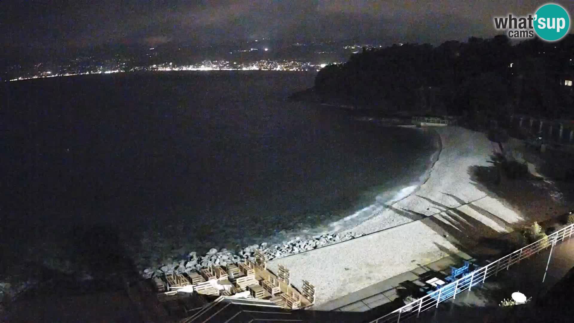 Rijeka web kamera plaža pri Bazenih Kantrida