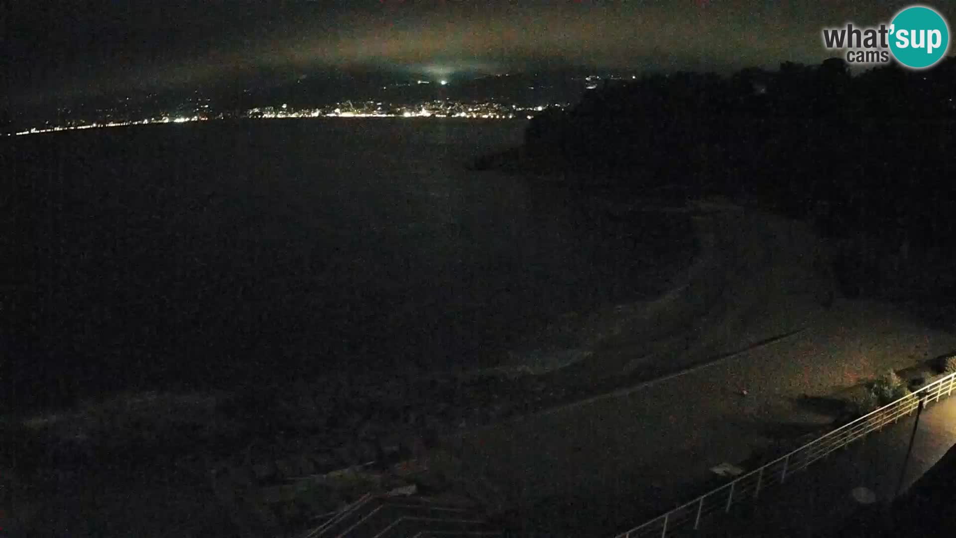 Reka Spletna kamera  plaža pri Bazenih Kantrida