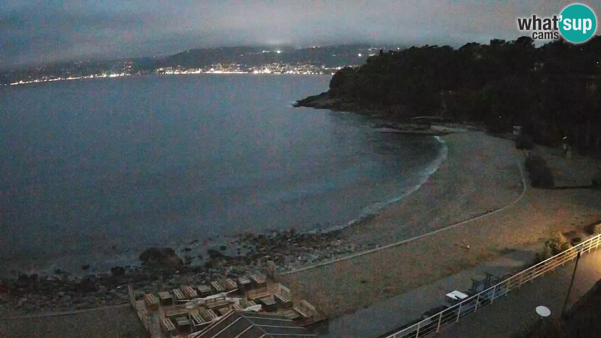 Reka Spletna kamera  plaža pri Bazenih Kantrida
