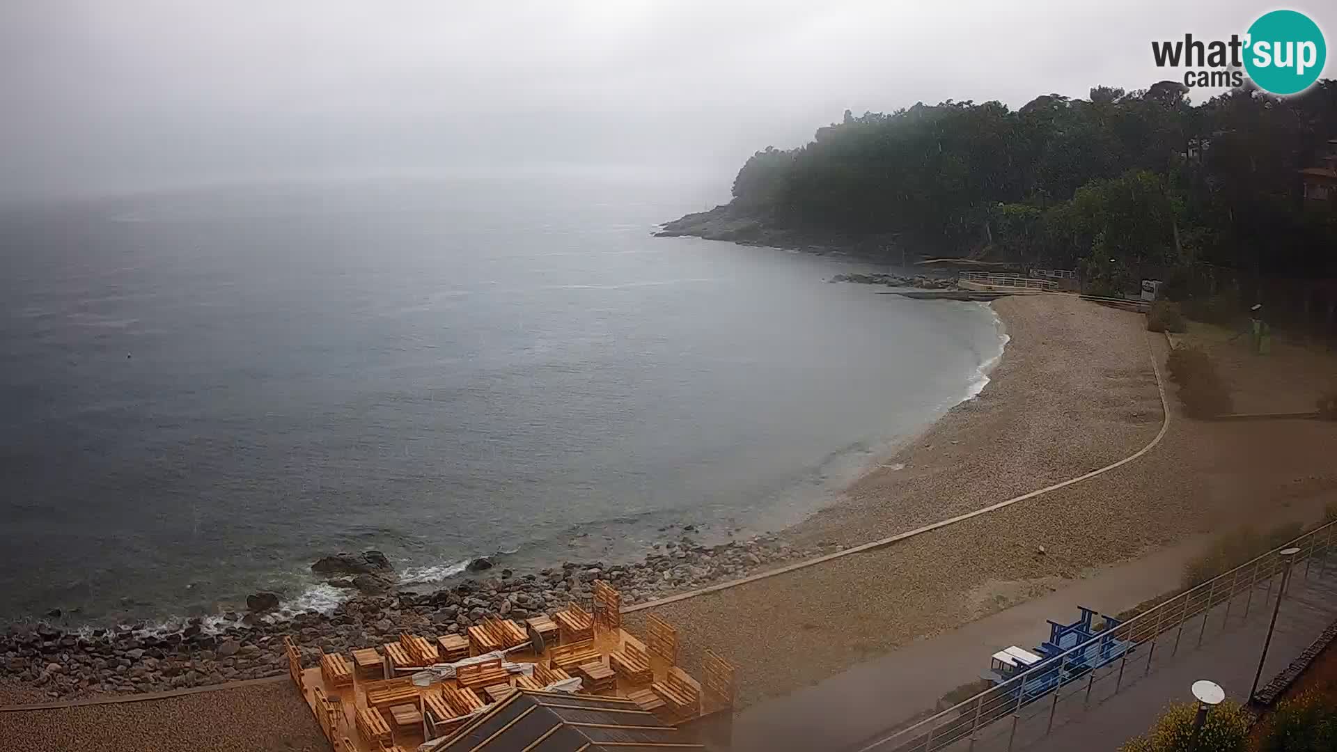 Rijeka web kamera plaža pri Bazenih Kantrida