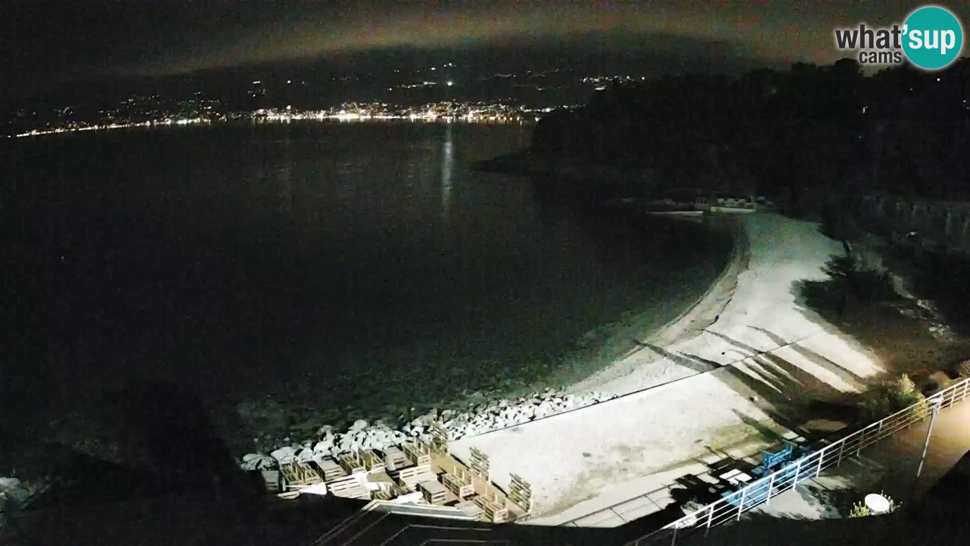 Reka Spletna kamera  plaža pri Bazenih Kantrida