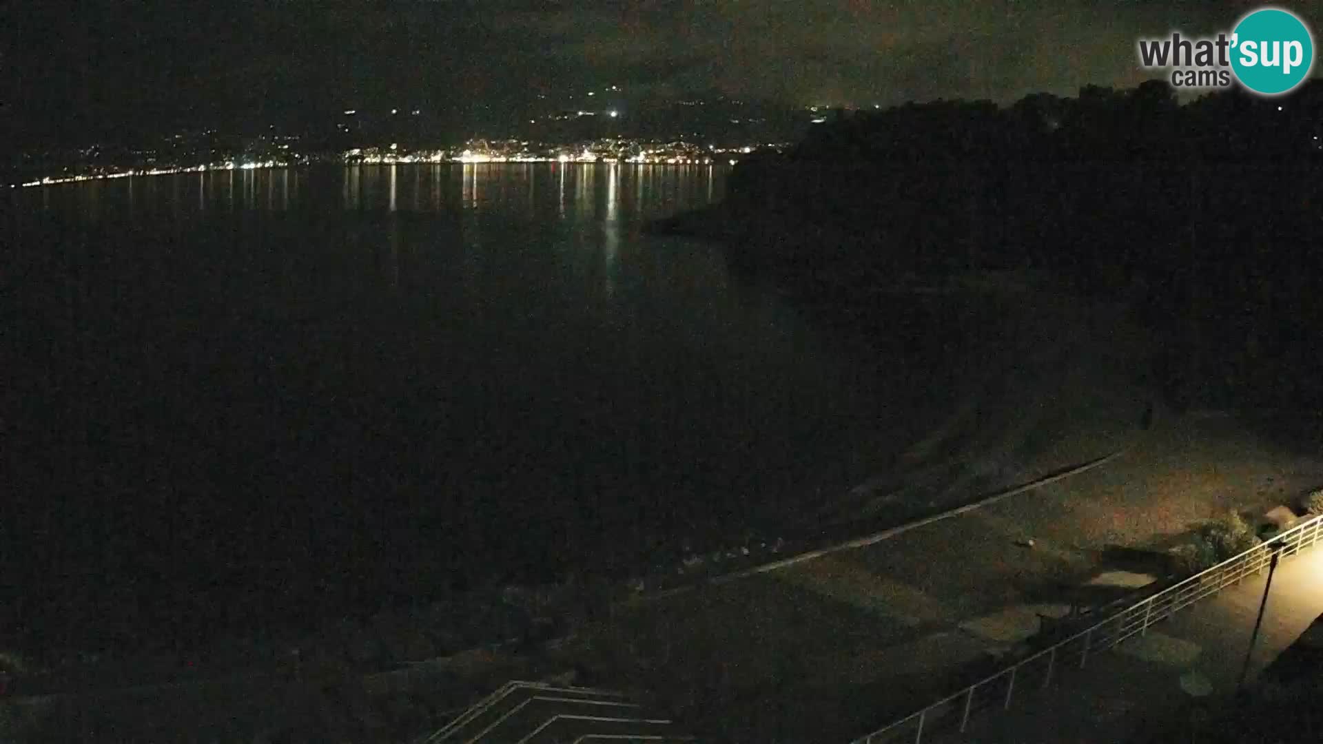 Rijeka web kamera plaža pri Bazenih Kantrida