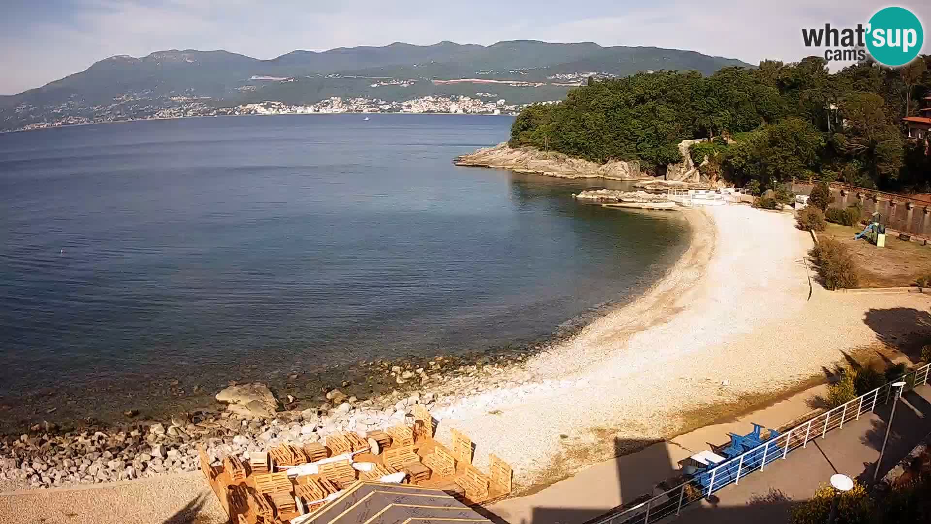 Rijeka web kamera plaža pri Bazenih Kantrida