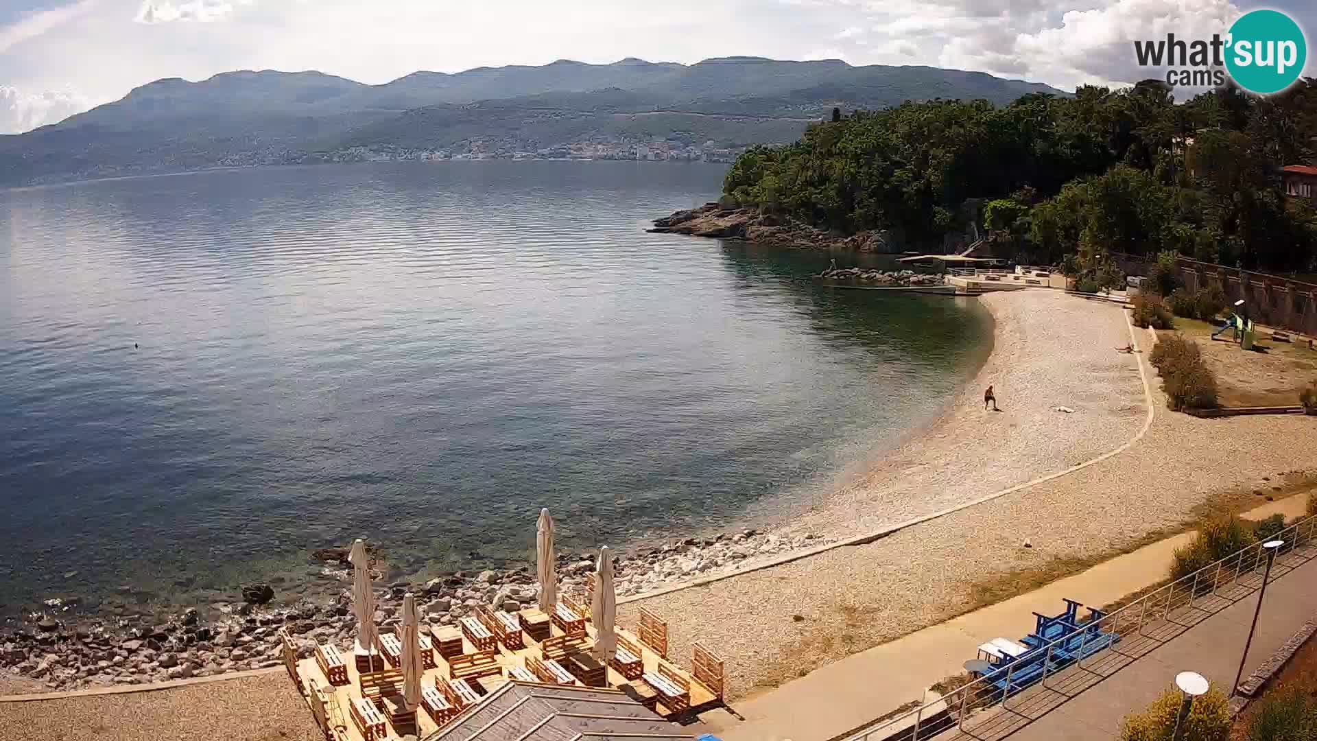 Rijeka web kamera plaža pri Bazenih Kantrida
