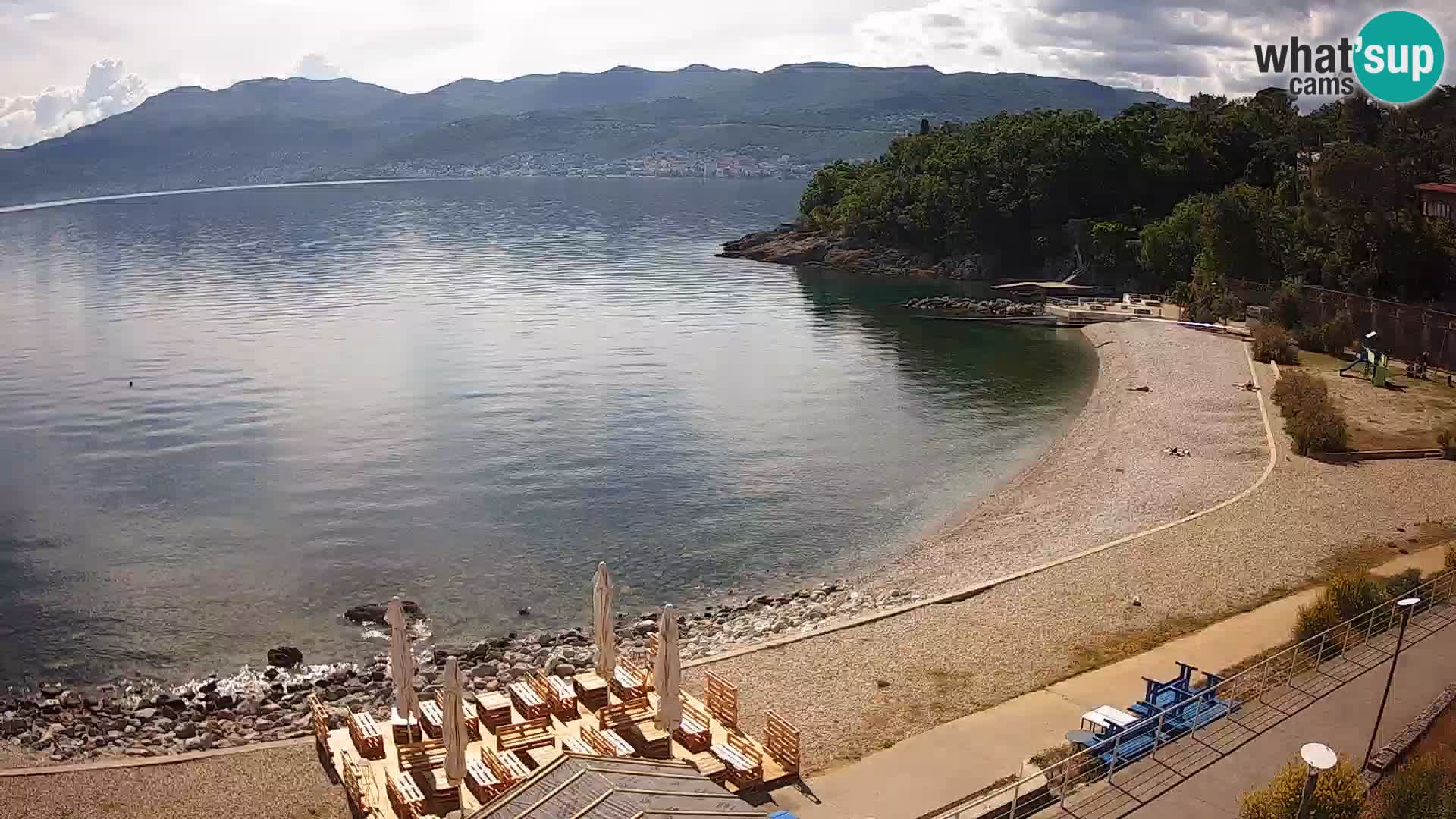 Reka Spletna kamera  plaža pri Bazenih Kantrida