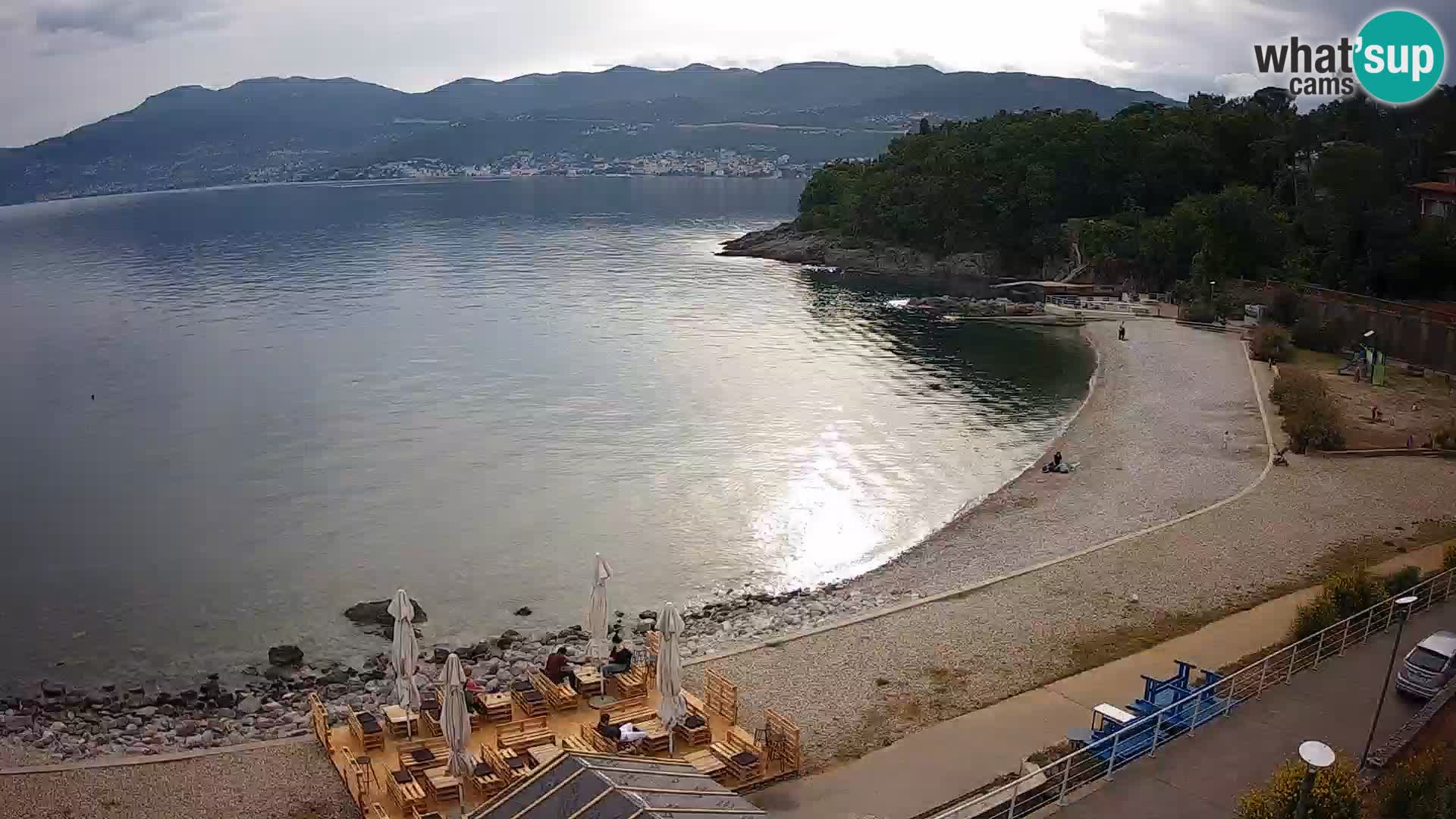 Rijeka web kamera plaža pri Bazenih Kantrida