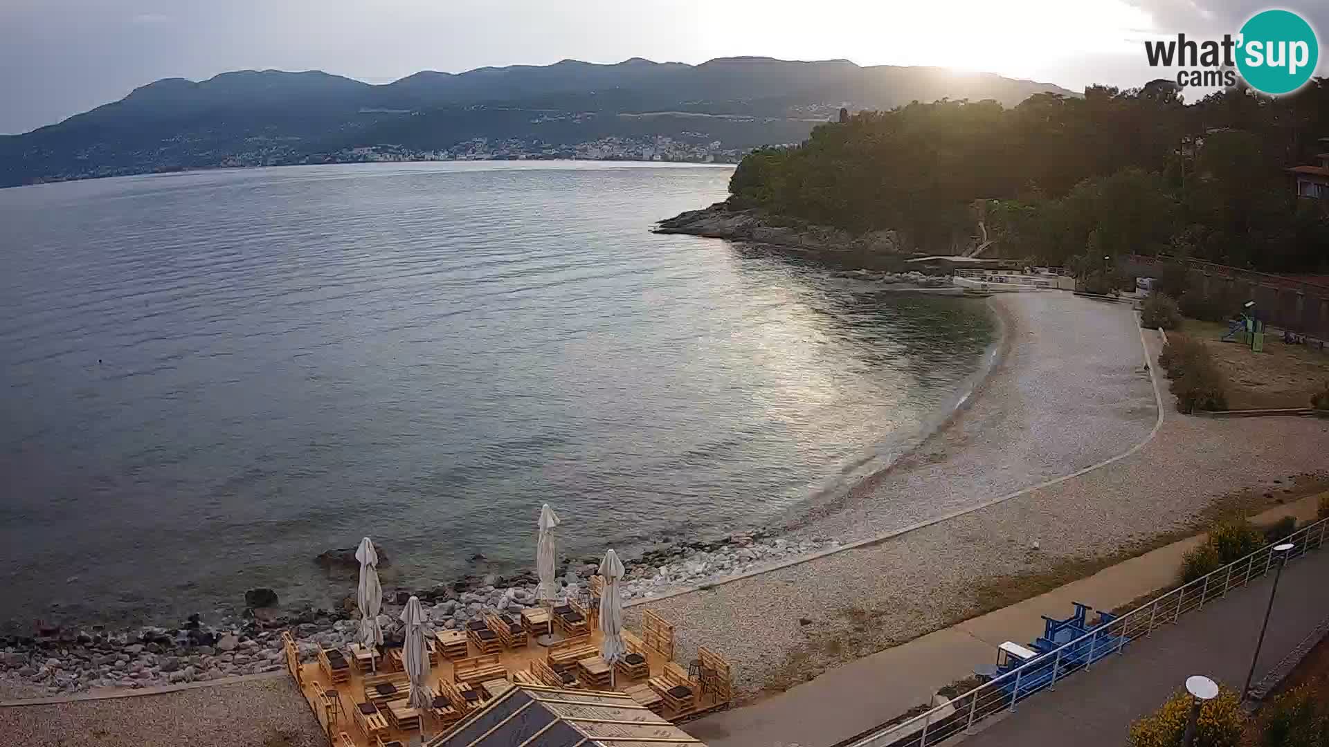 Rijeka web kamera plaža pri Bazenih Kantrida