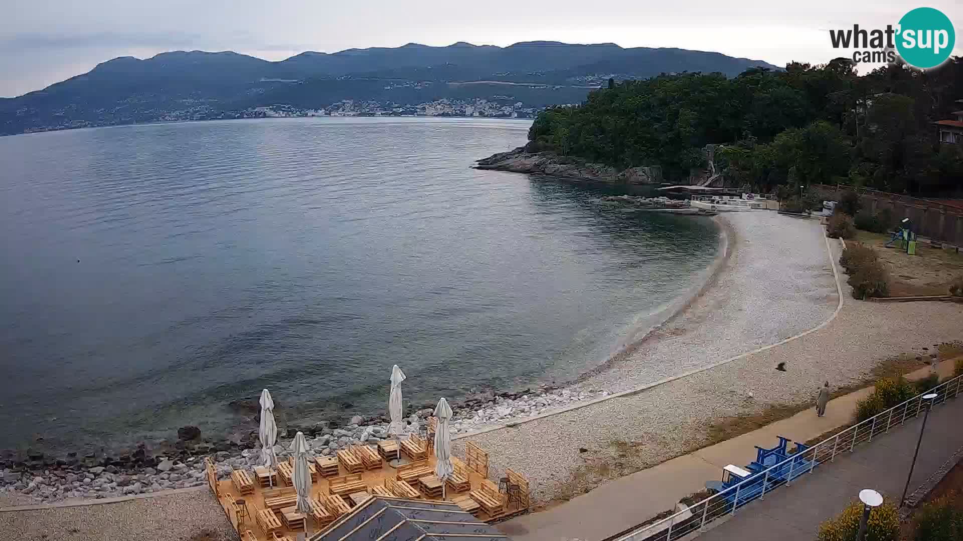 Rijeka web kamera plaža pri Bazenih Kantrida