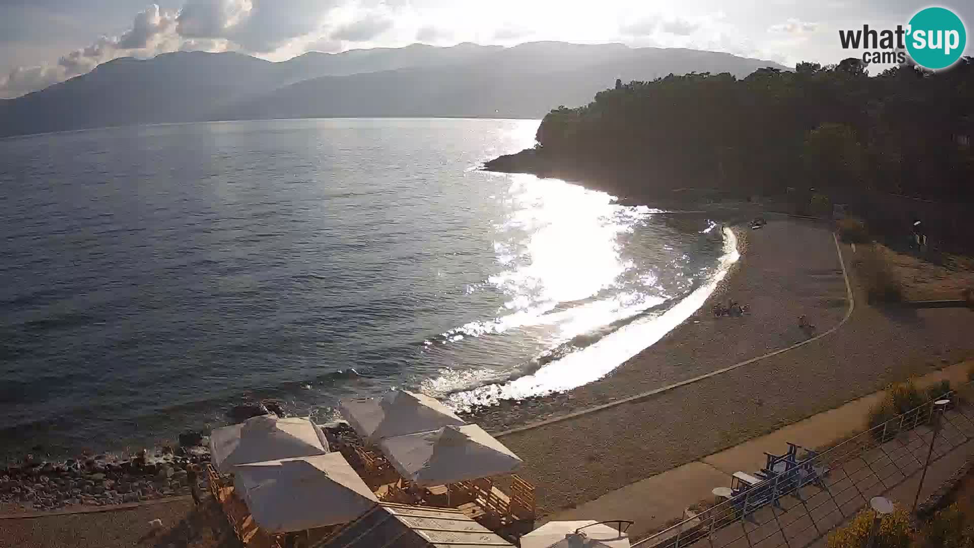 Rijeka web kamera plaža pri Bazenih Kantrida