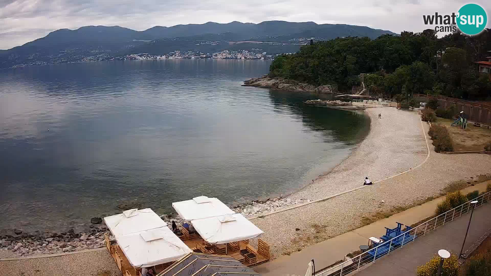 Reka Spletna kamera  plaža pri Bazenih Kantrida
