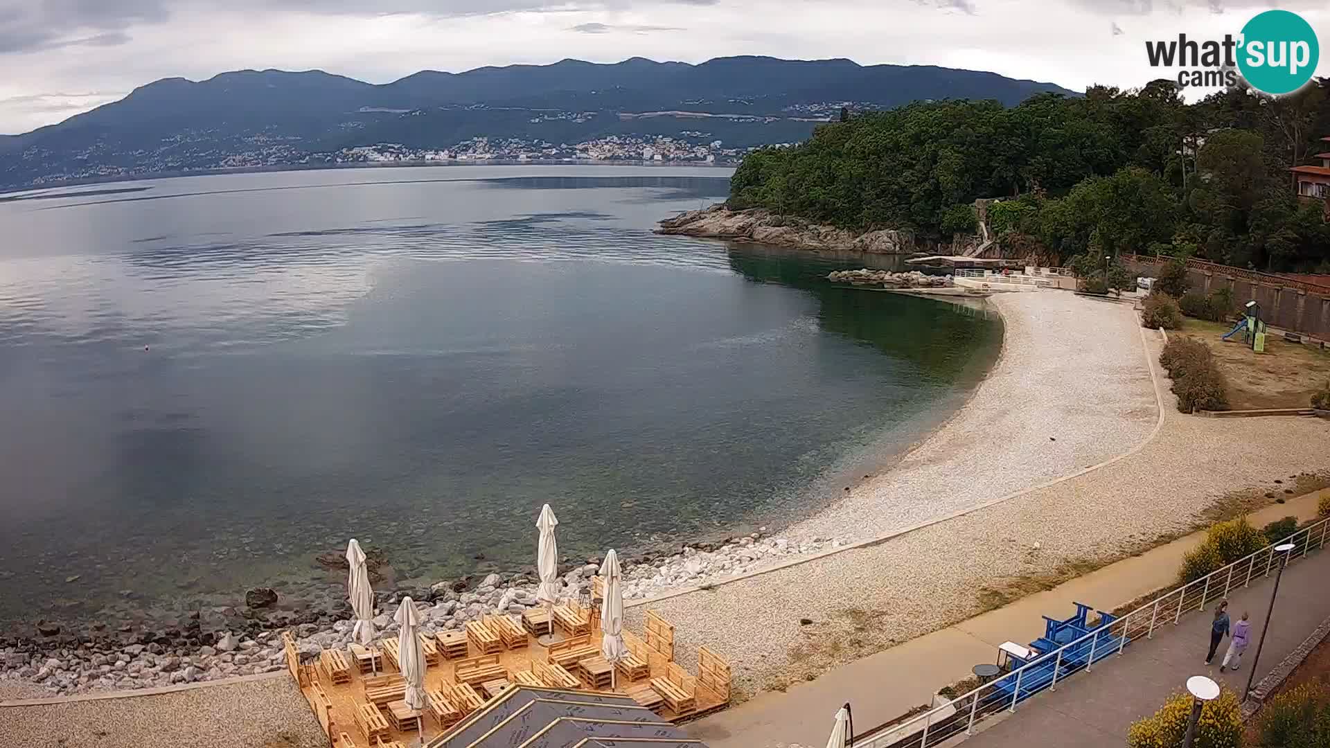 Reka Spletna kamera  plaža pri Bazenih Kantrida