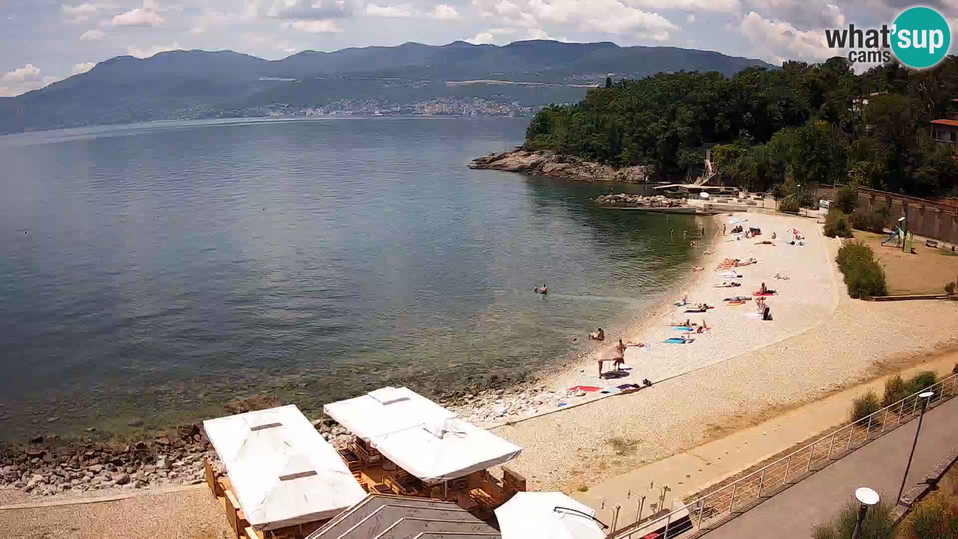 Reka Spletna kamera  plaža pri Bazenih Kantrida