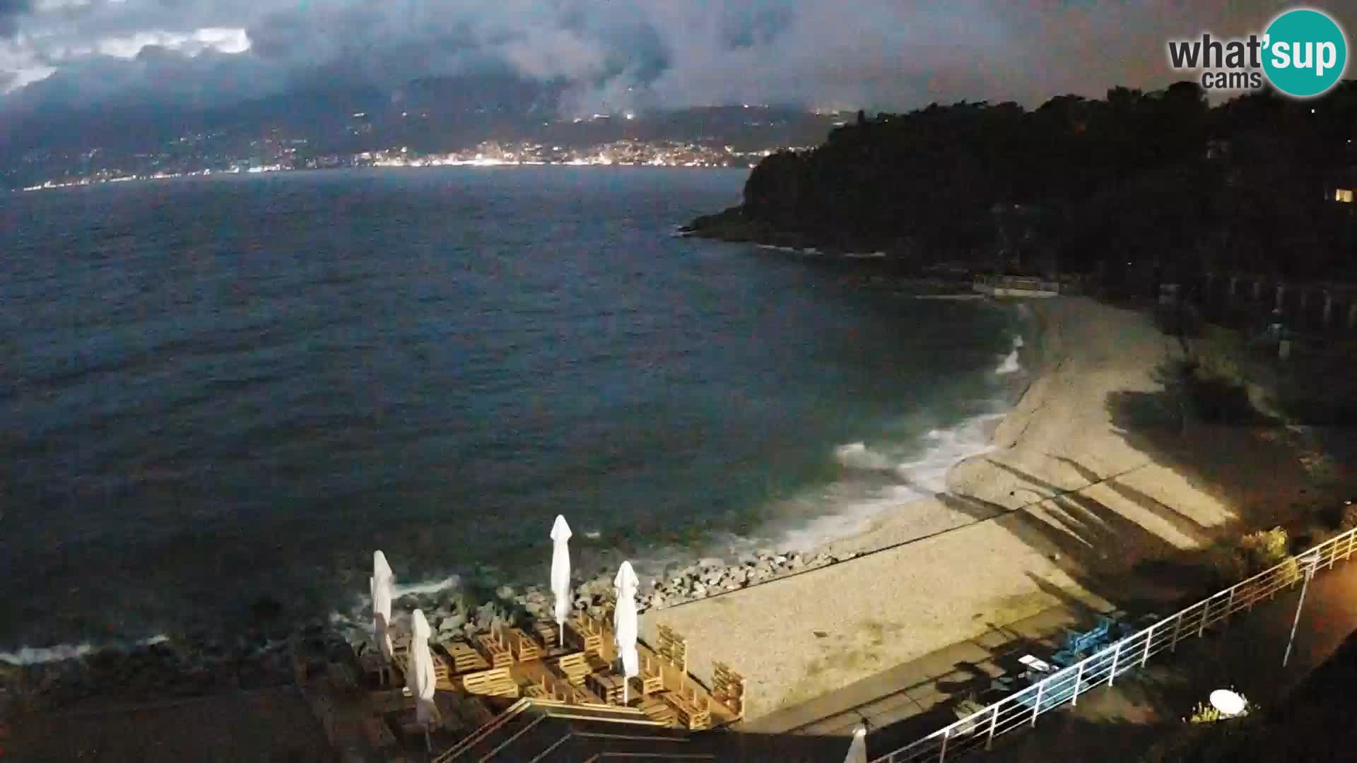 Rijeka web kamera plaža pri Bazenih Kantrida