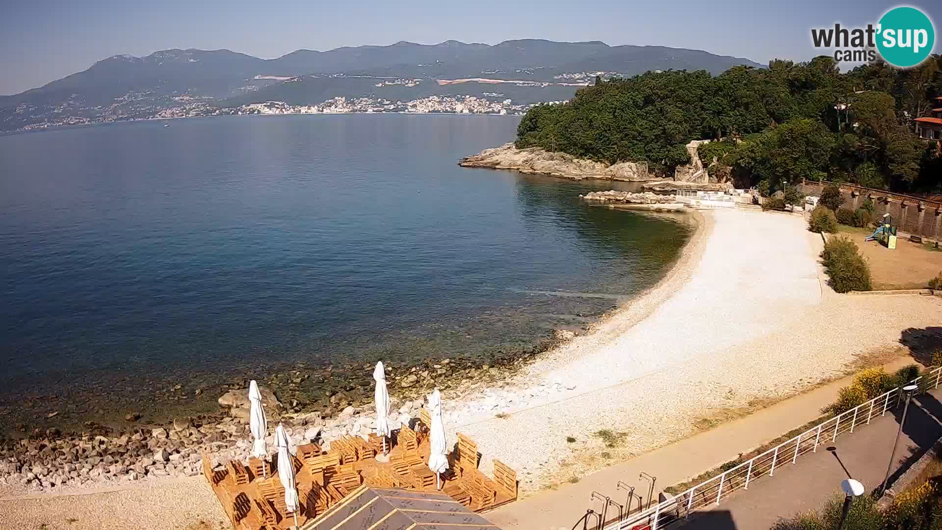 Rijeka Live webcam piscinas de playa Kantrida