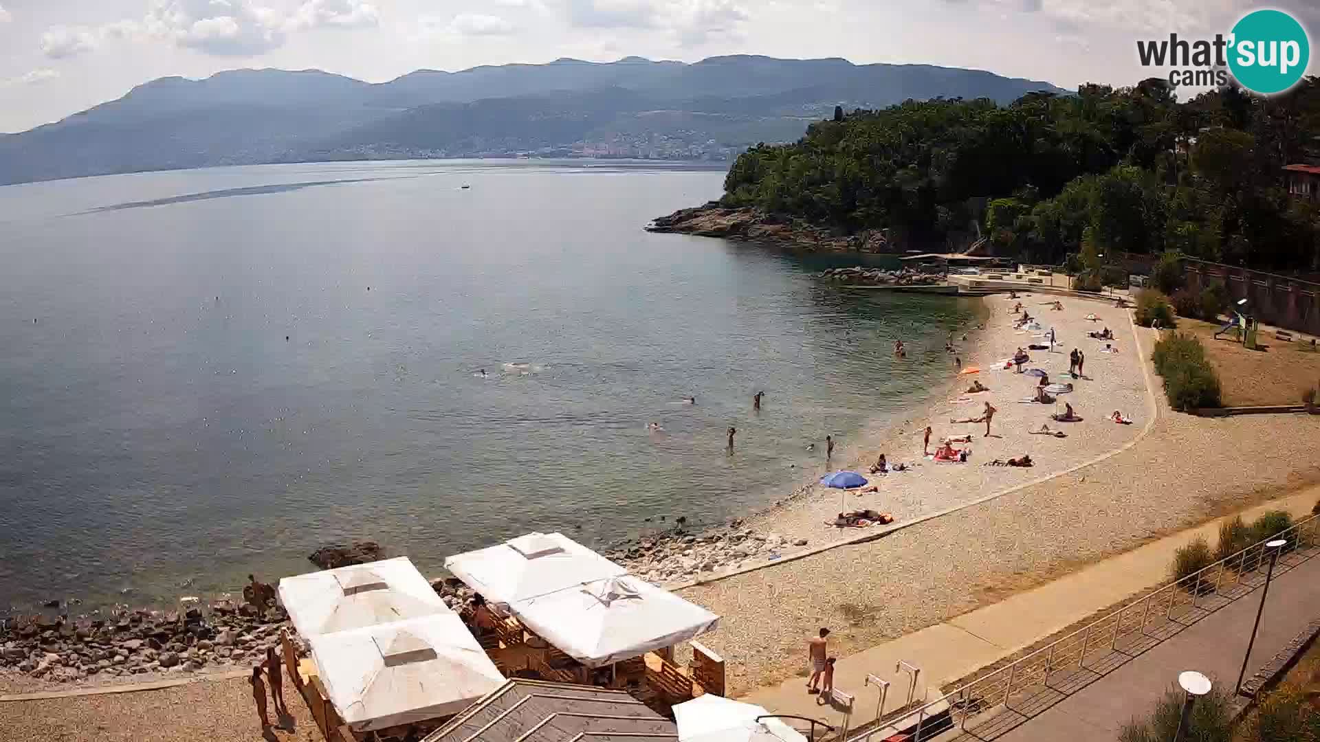 Rijeka web kamera plaža pri Bazenih Kantrida