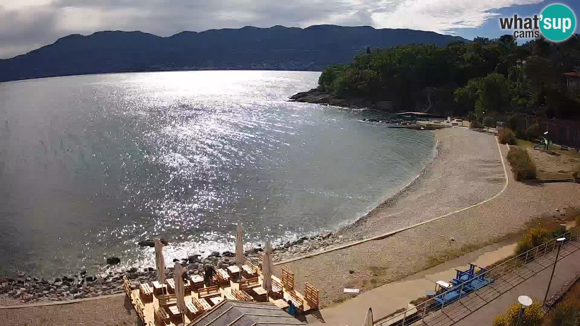Rijeka web kamera plaža pri Bazenih Kantrida