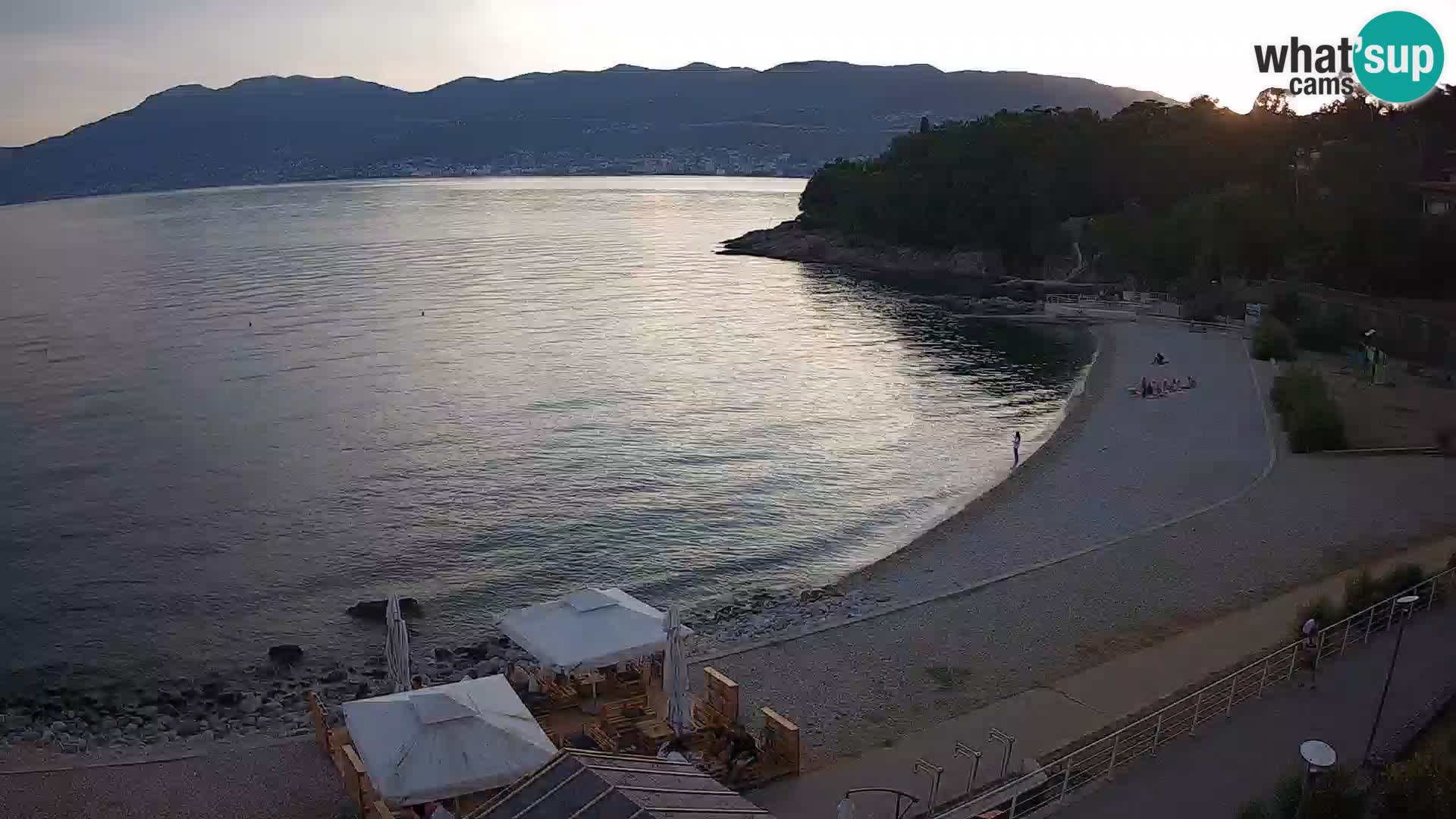 Reka Spletna kamera  plaža pri Bazenih Kantrida