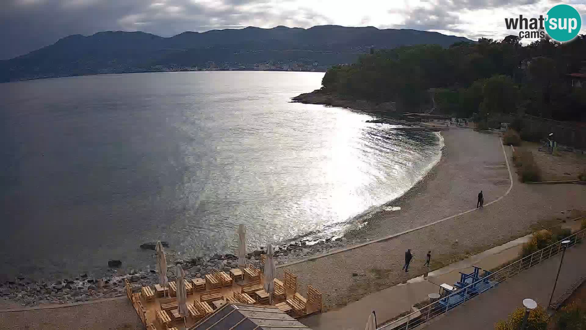 Rijeka web kamera plaža pri Bazenih Kantrida