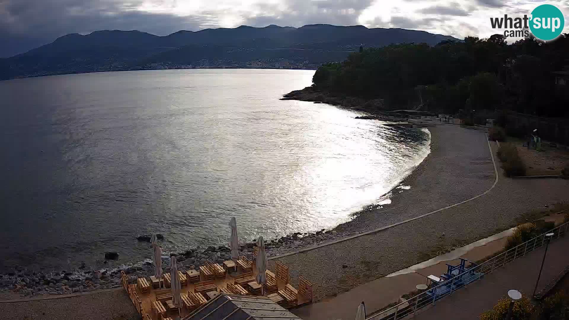 Rijeka web kamera plaža pri Bazenih Kantrida