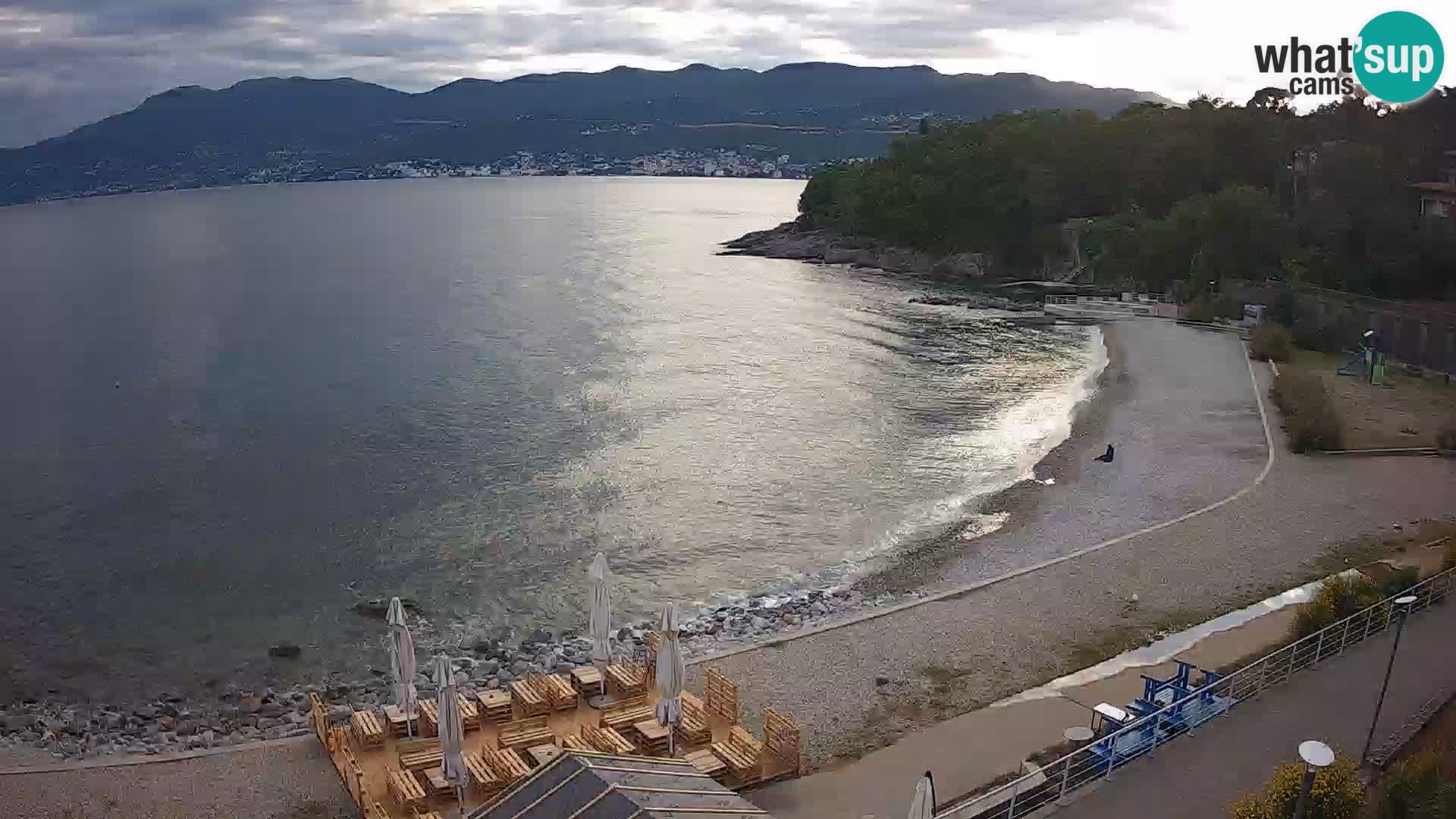 Rijeka web kamera plaža pri Bazenih Kantrida