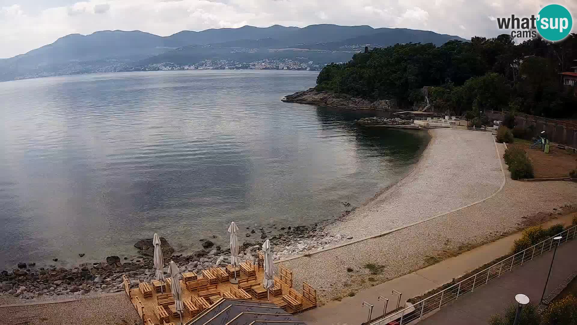 Reka Spletna kamera  plaža pri Bazenih Kantrida