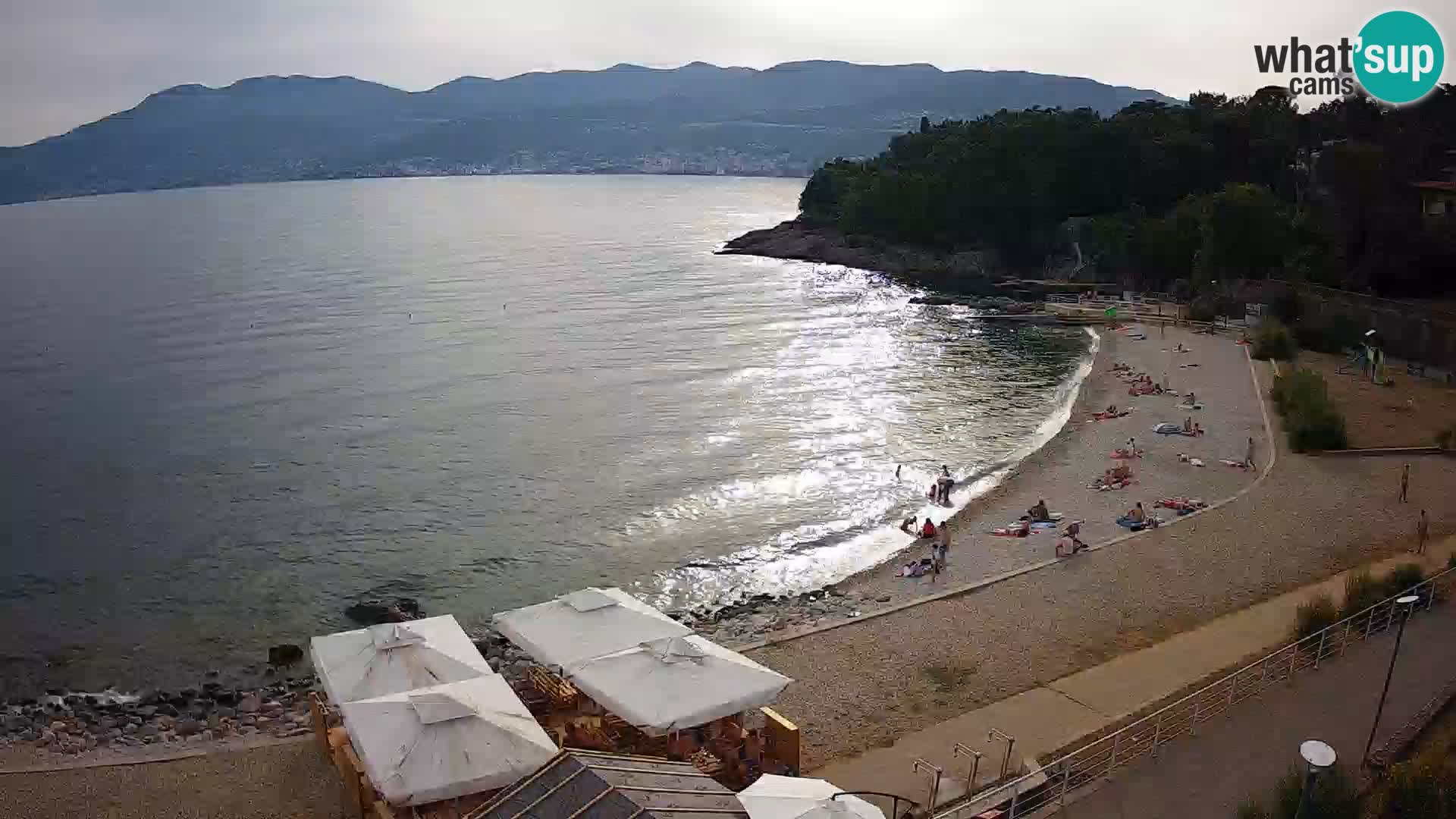 Reka Spletna kamera  plaža pri Bazenih Kantrida