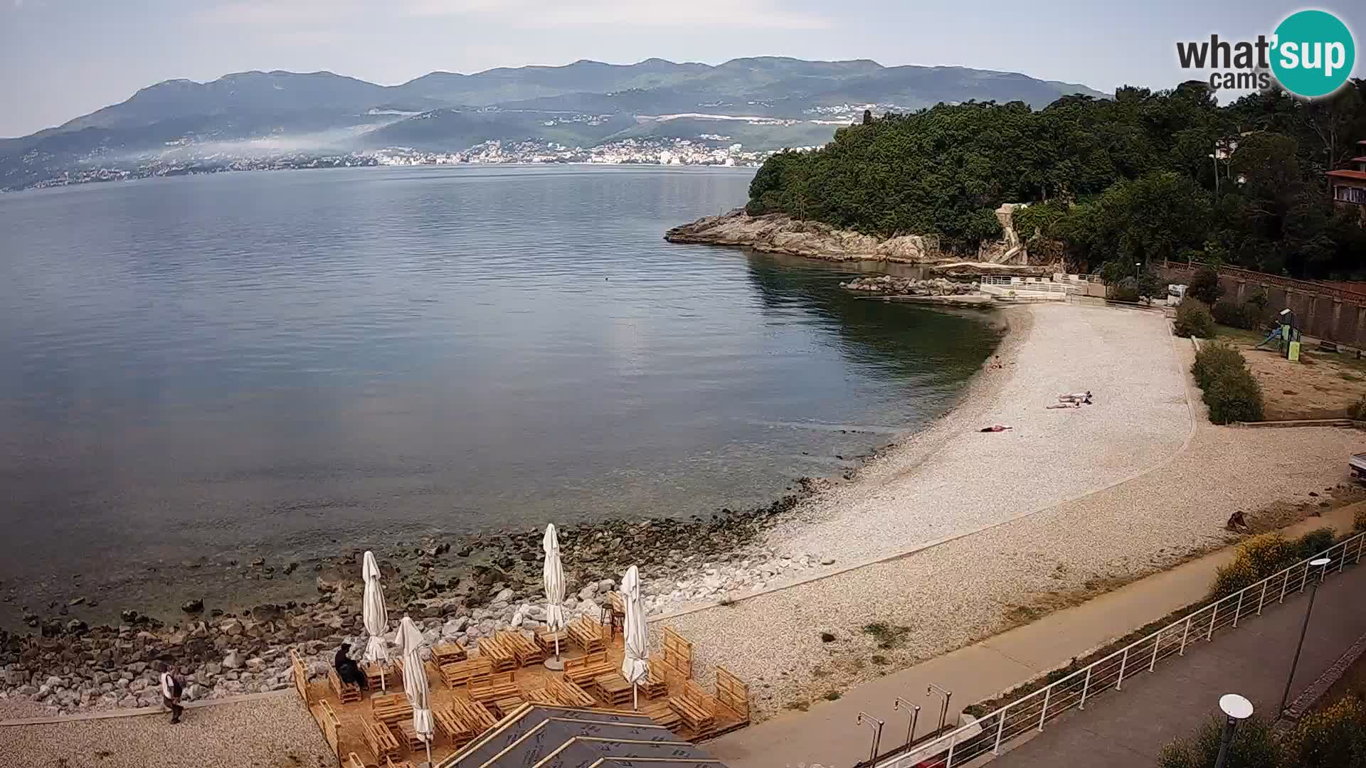 Reka Spletna kamera  plaža pri Bazenih Kantrida