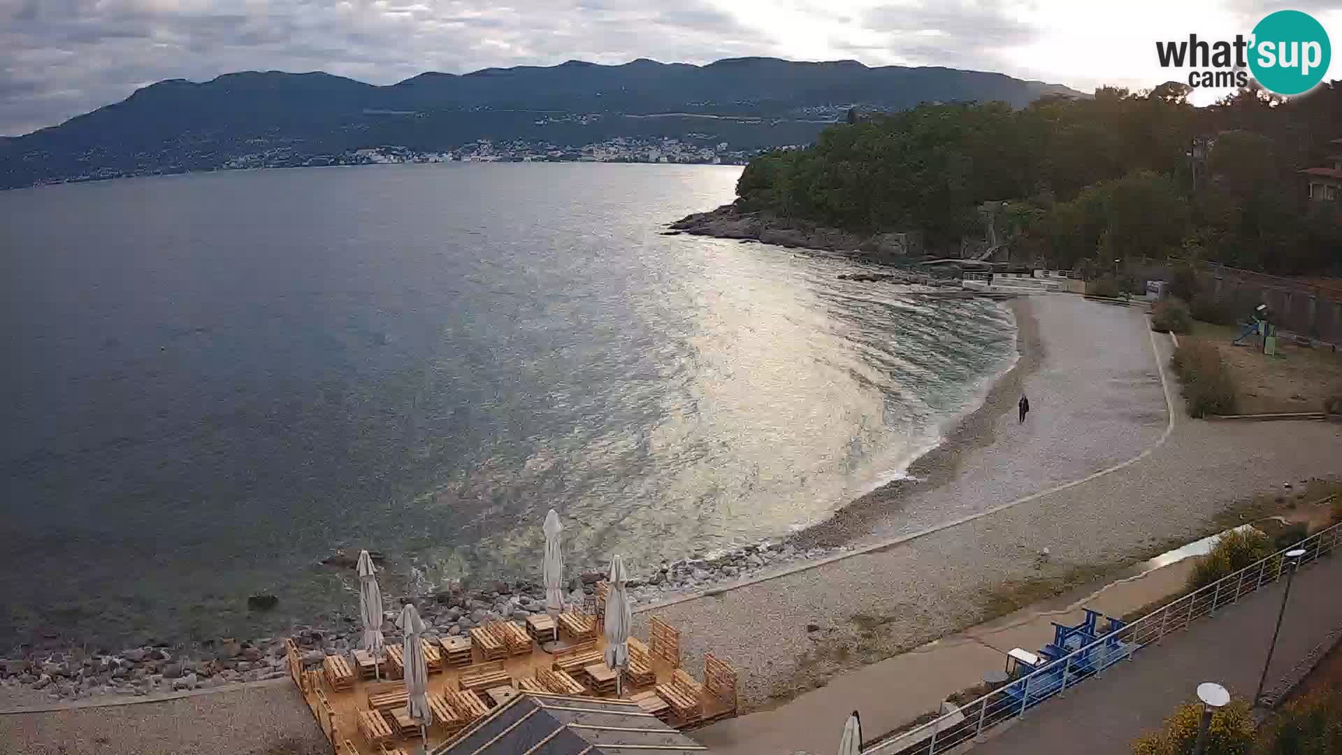 Reka Spletna kamera  plaža pri Bazenih Kantrida