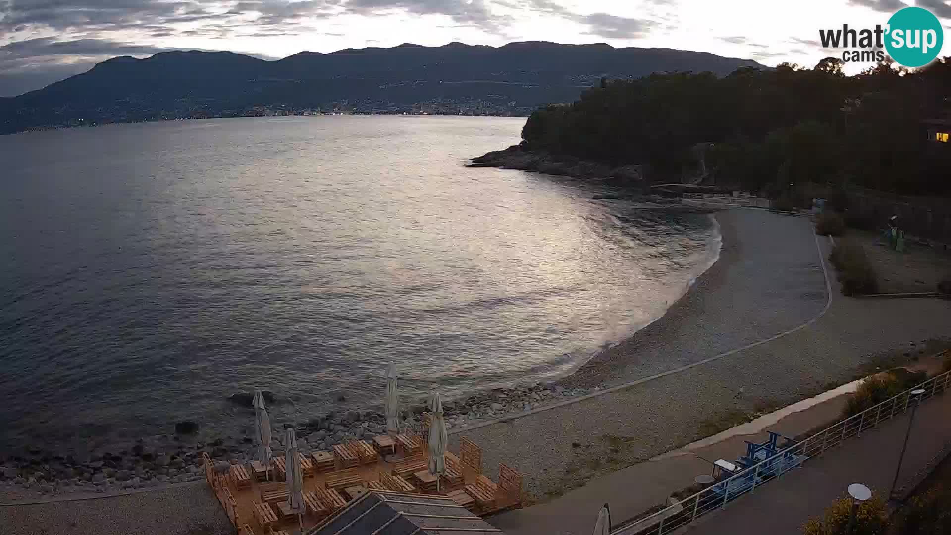 Rijeka web kamera plaža pri Bazenih Kantrida