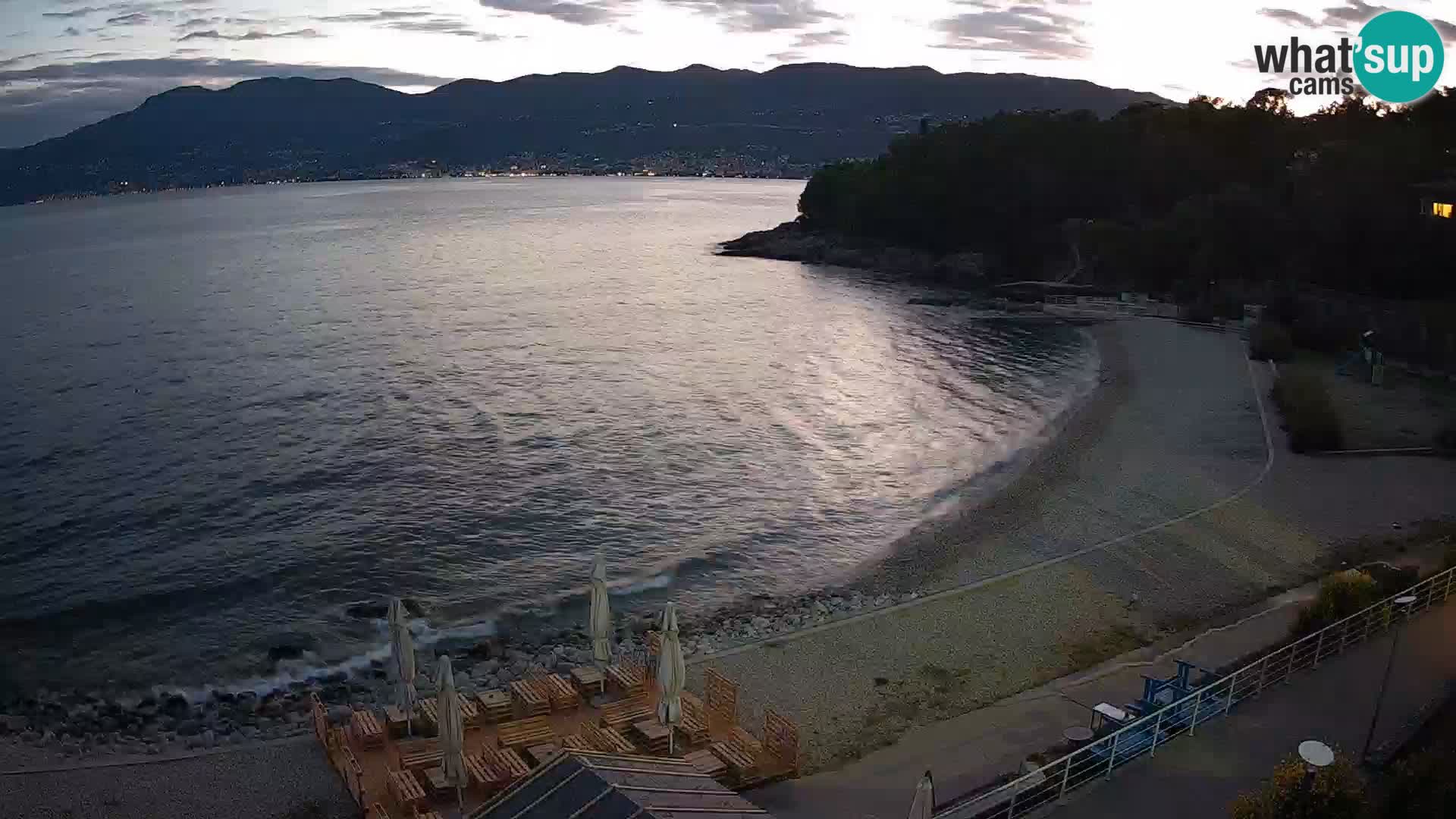 Reka Spletna kamera  plaža pri Bazenih Kantrida