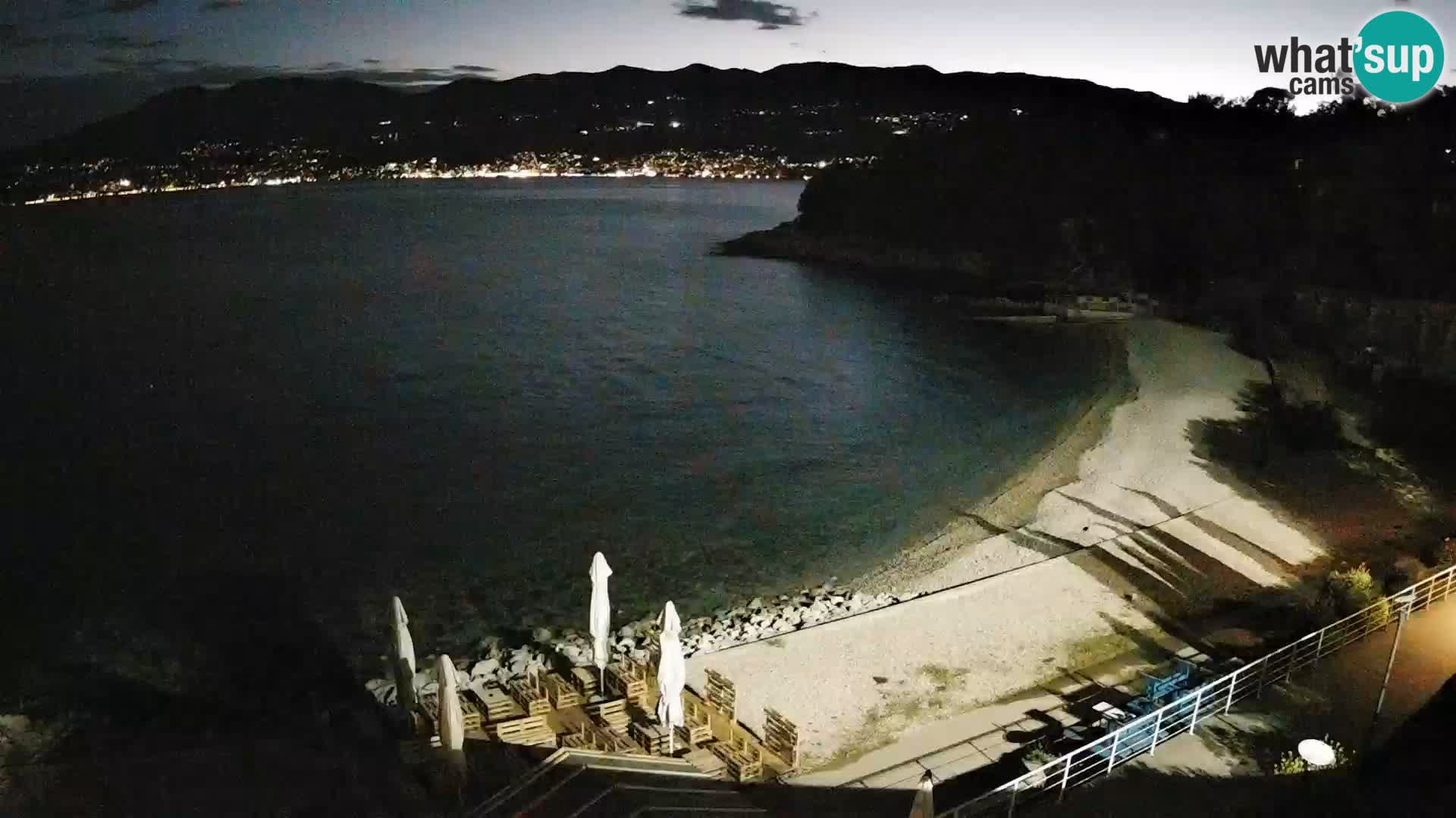 Rijeka web kamera plaža pri Bazenih Kantrida