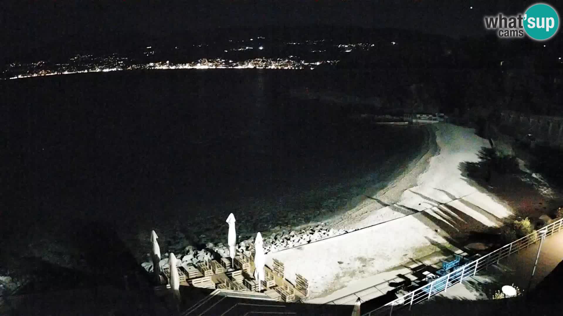 Rijeka web kamera plaža pri Bazenih Kantrida
