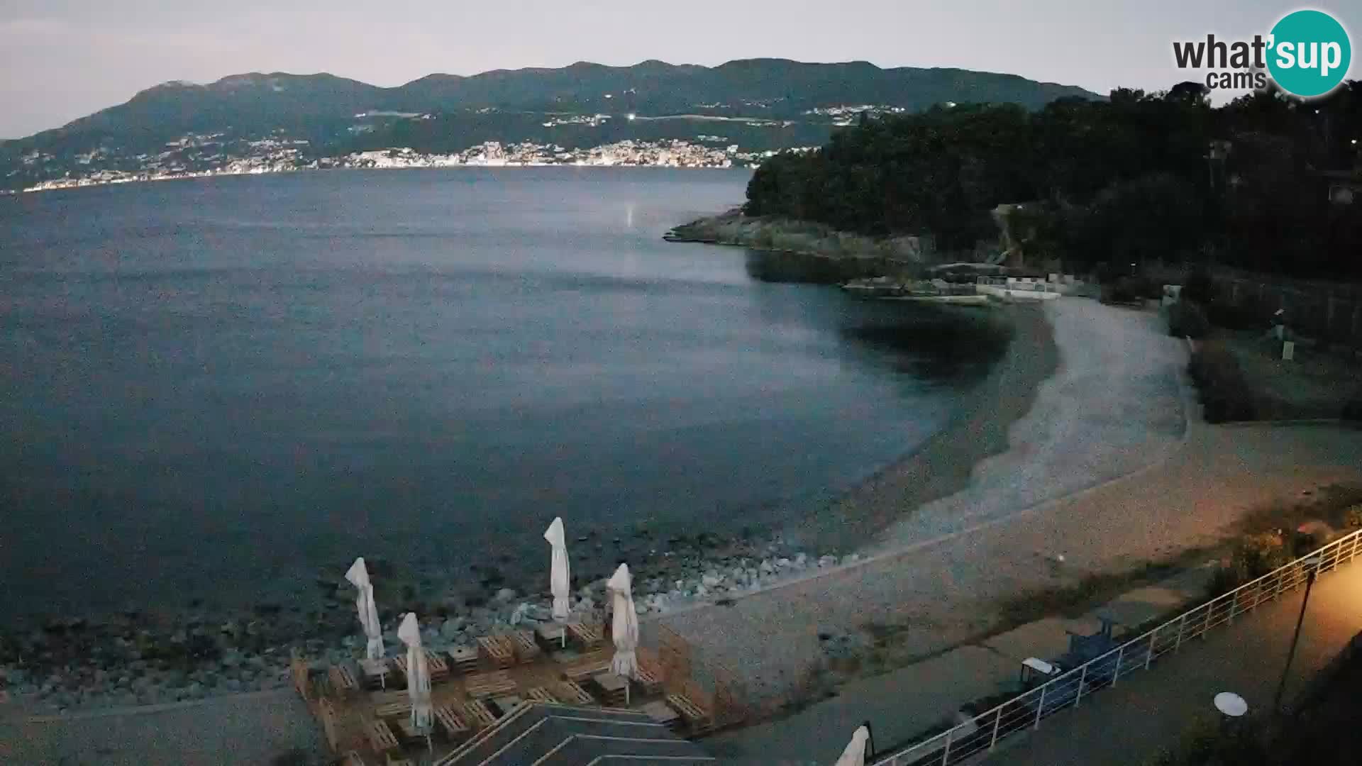 Rijeka web kamera plaža pri Bazenih Kantrida