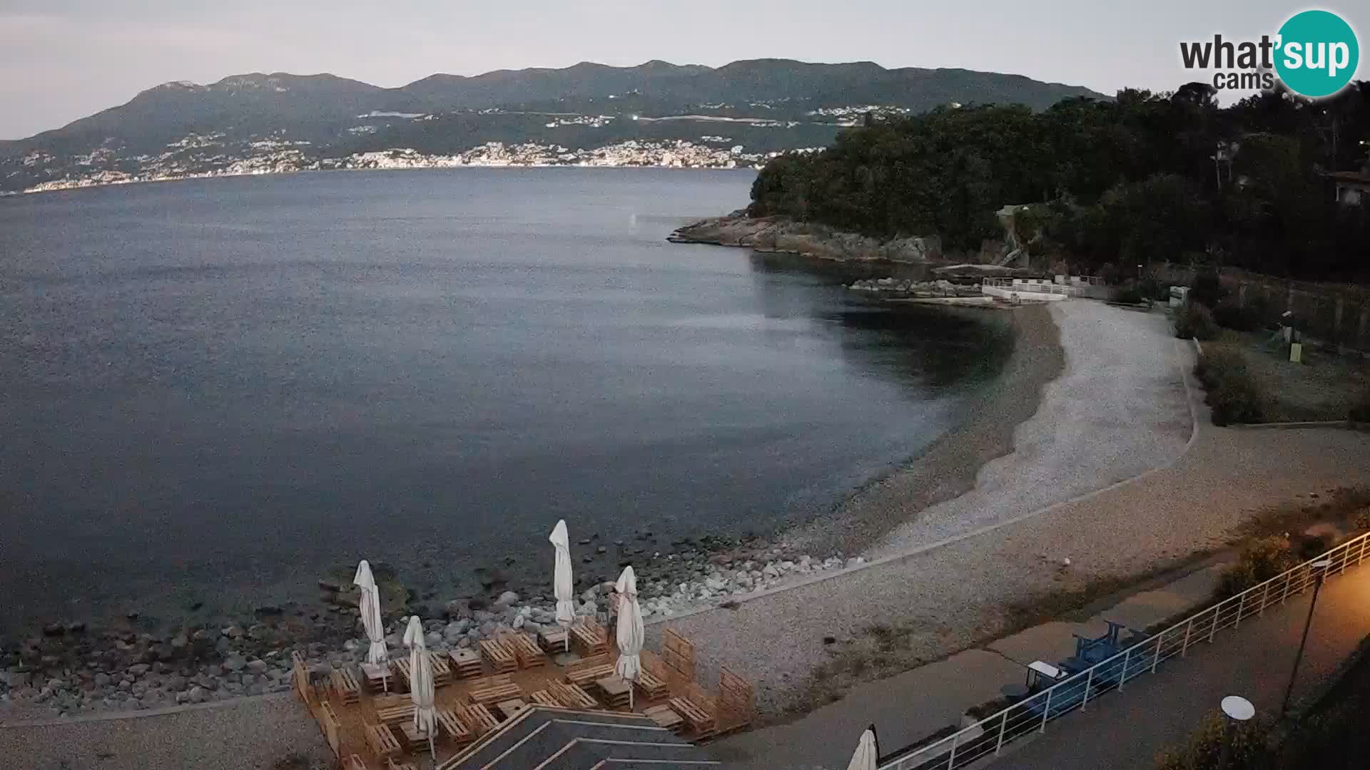 Rijeka web kamera plaža pri Bazenih Kantrida