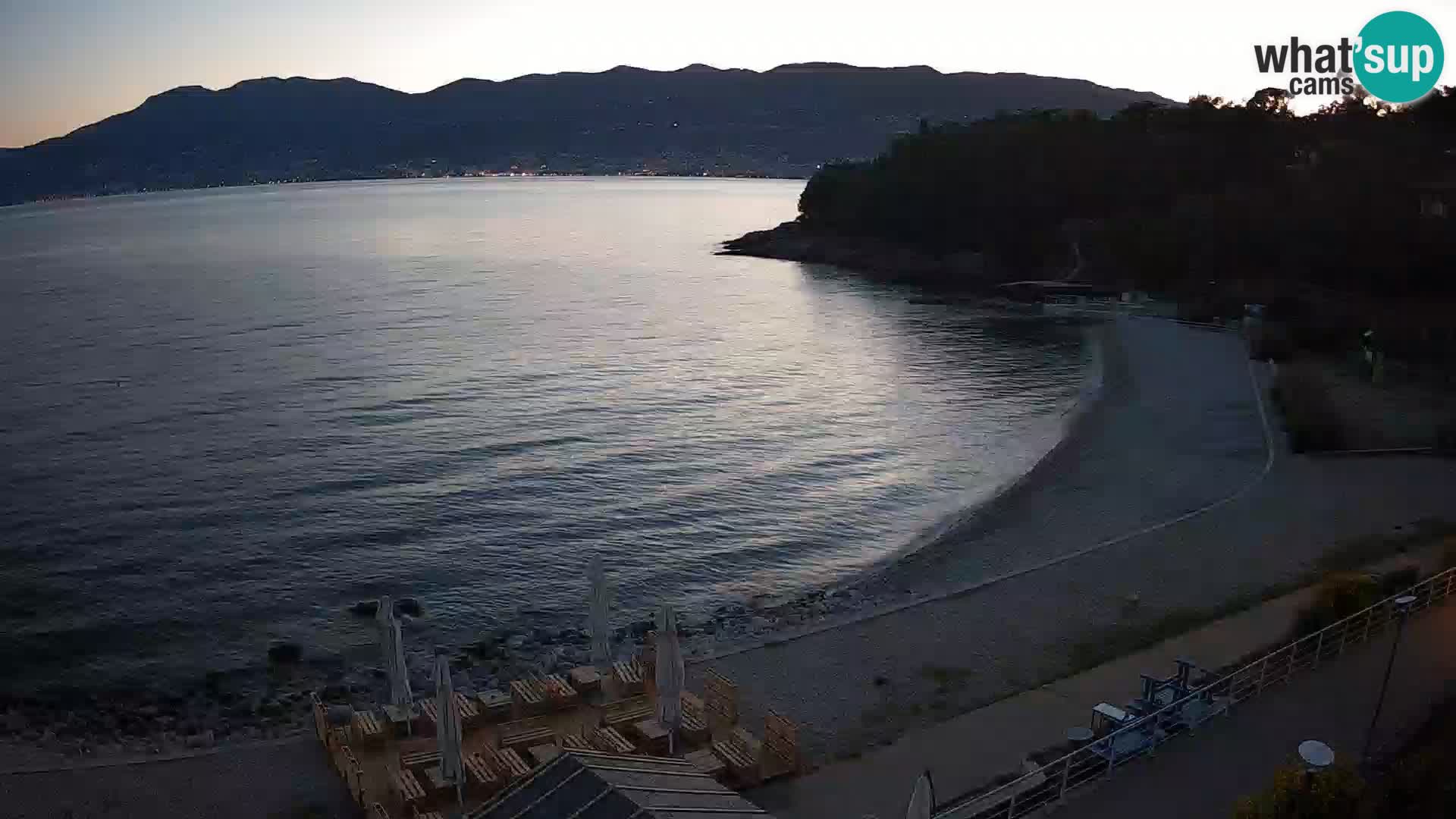 Reka Spletna kamera  plaža pri Bazenih Kantrida