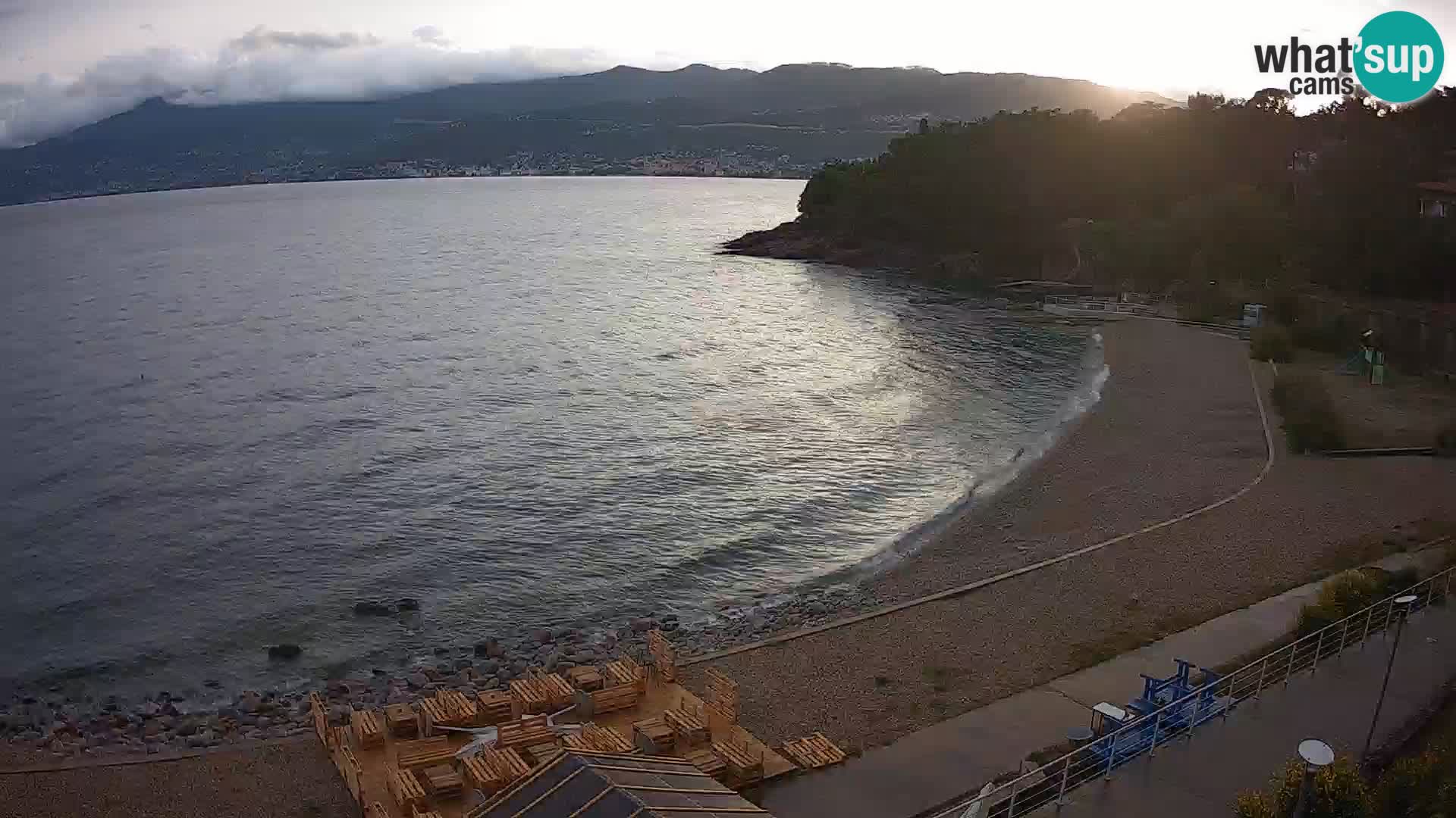 Rijeka web kamera plaža pri Bazenih Kantrida