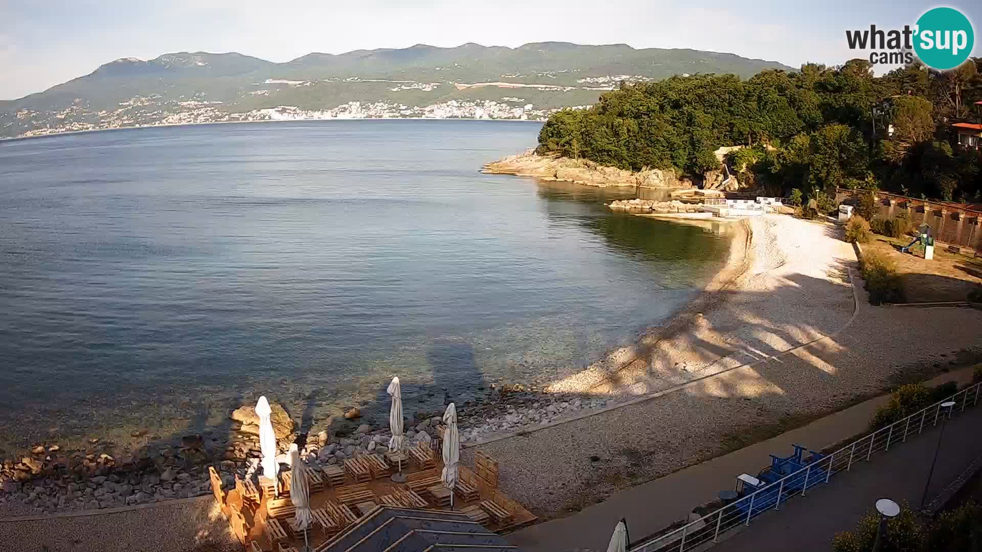 Rijeka web kamera plaža pri Bazenih Kantrida