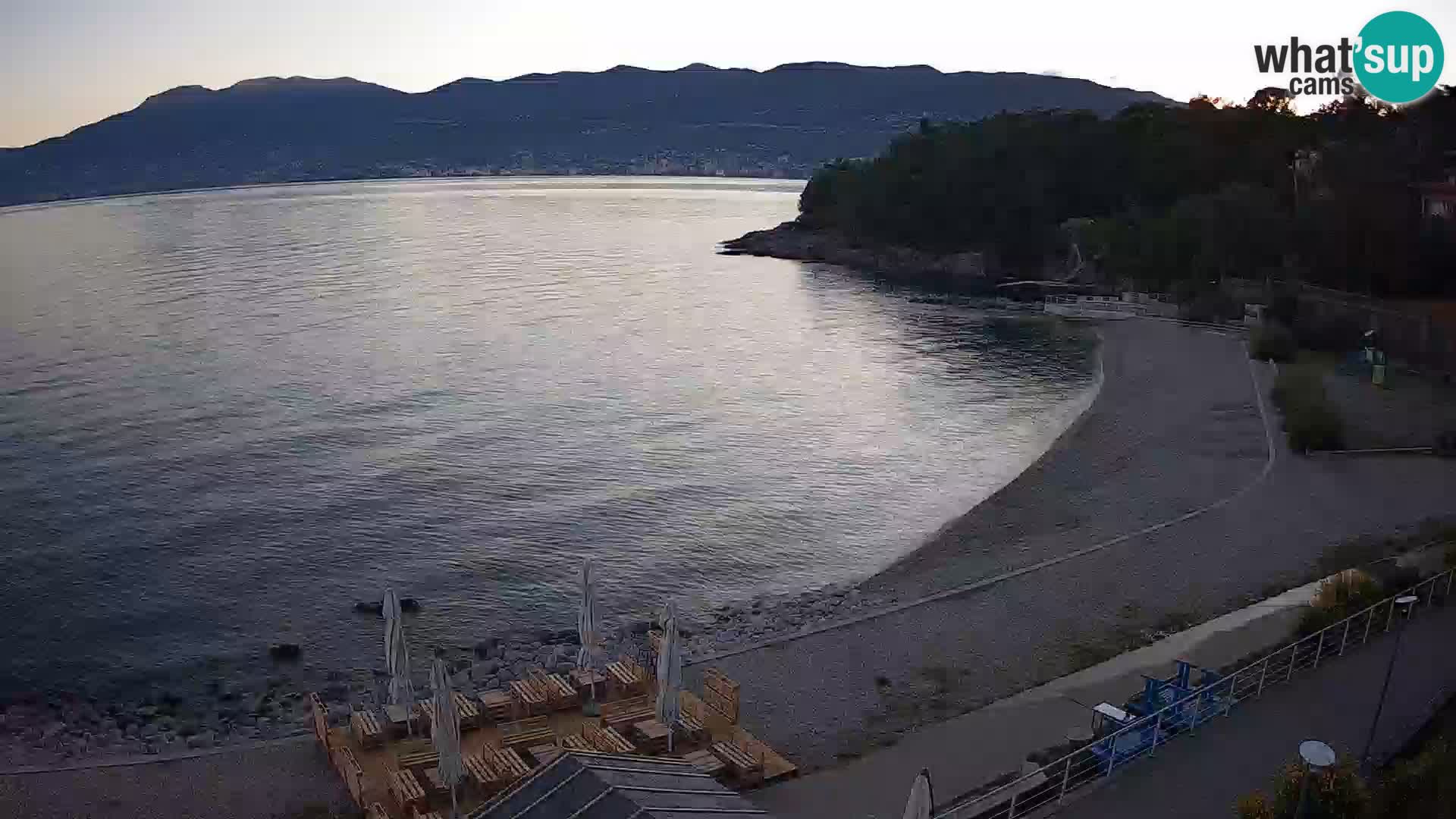 Rijeka web kamera plaža pri Bazenih Kantrida