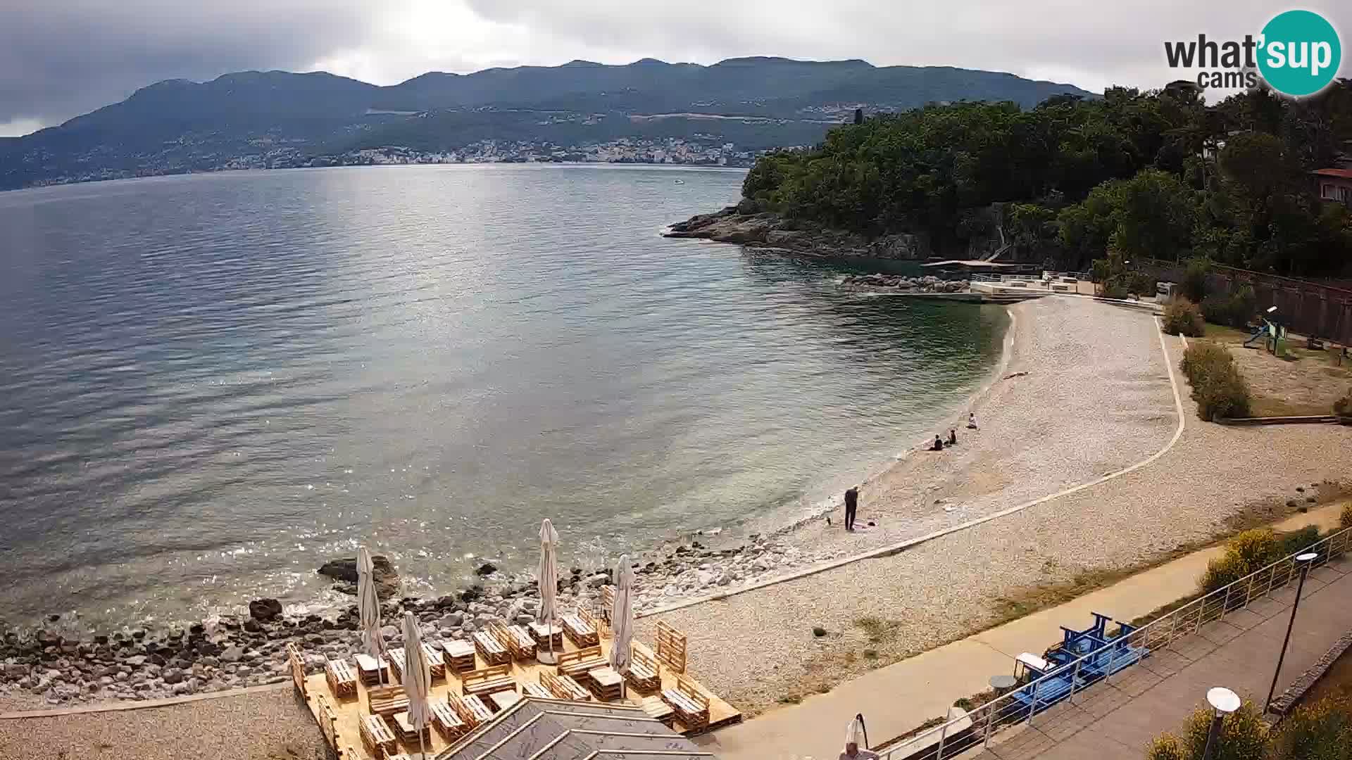 Rijeka web kamera plaža pri Bazenih Kantrida