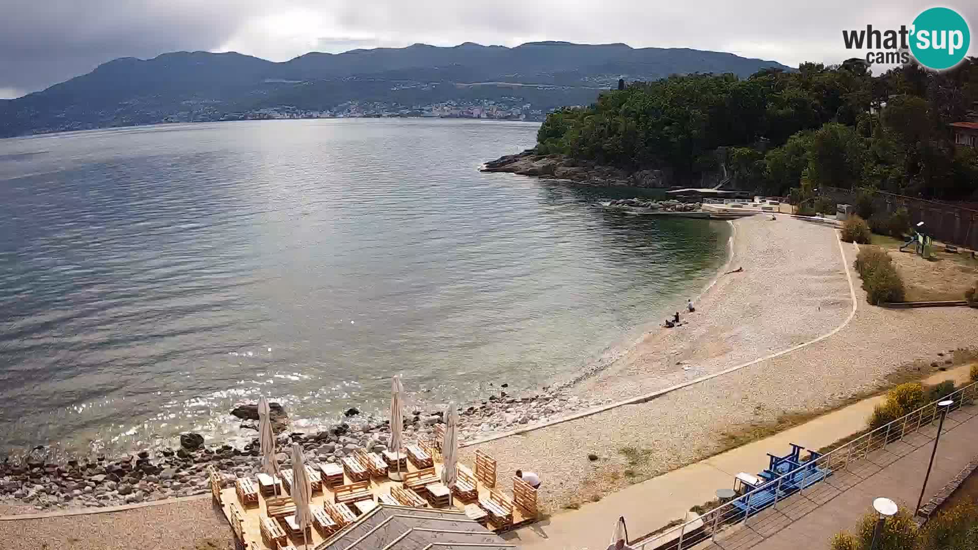 Rijeka web kamera plaža pri Bazenih Kantrida