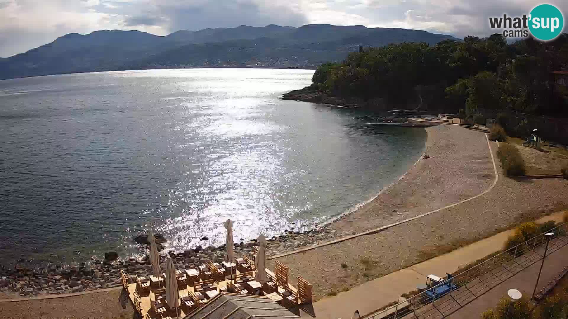 Rijeka web kamera plaža pri Bazenih Kantrida