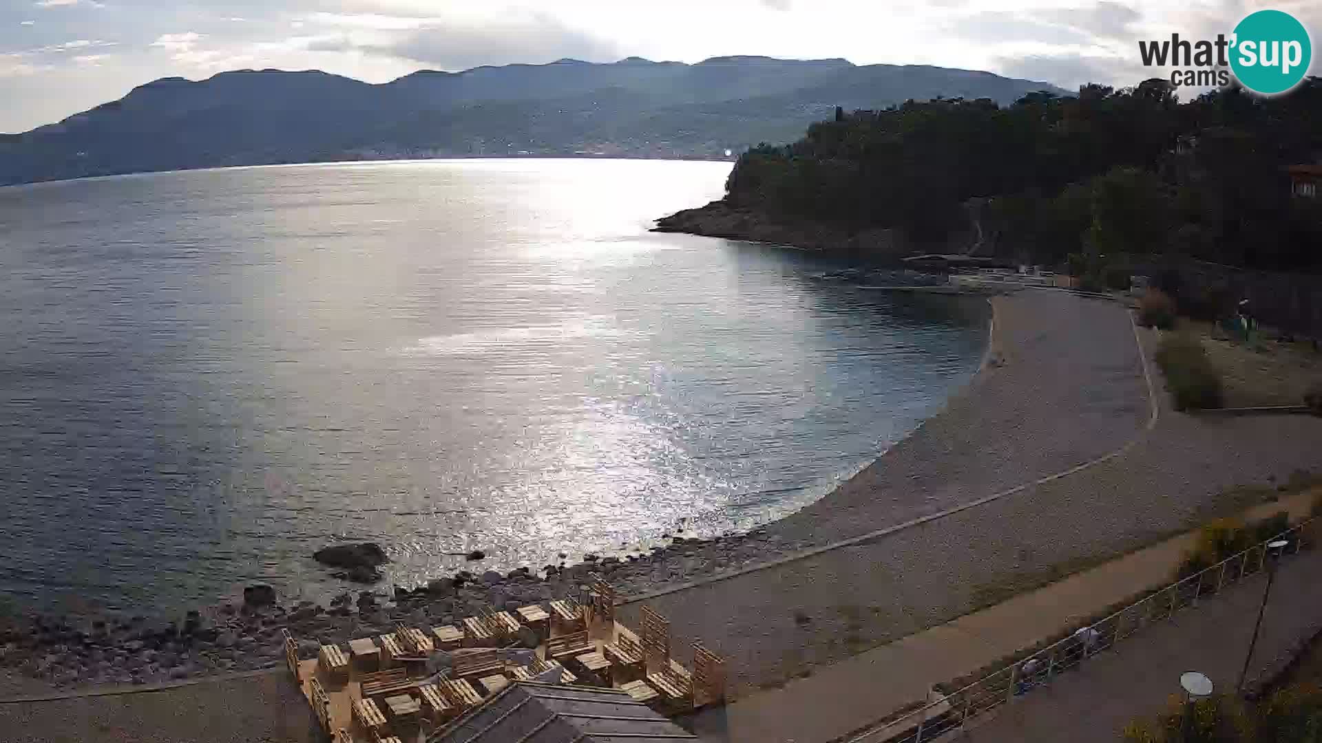 Reka Spletna kamera  plaža pri Bazenih Kantrida