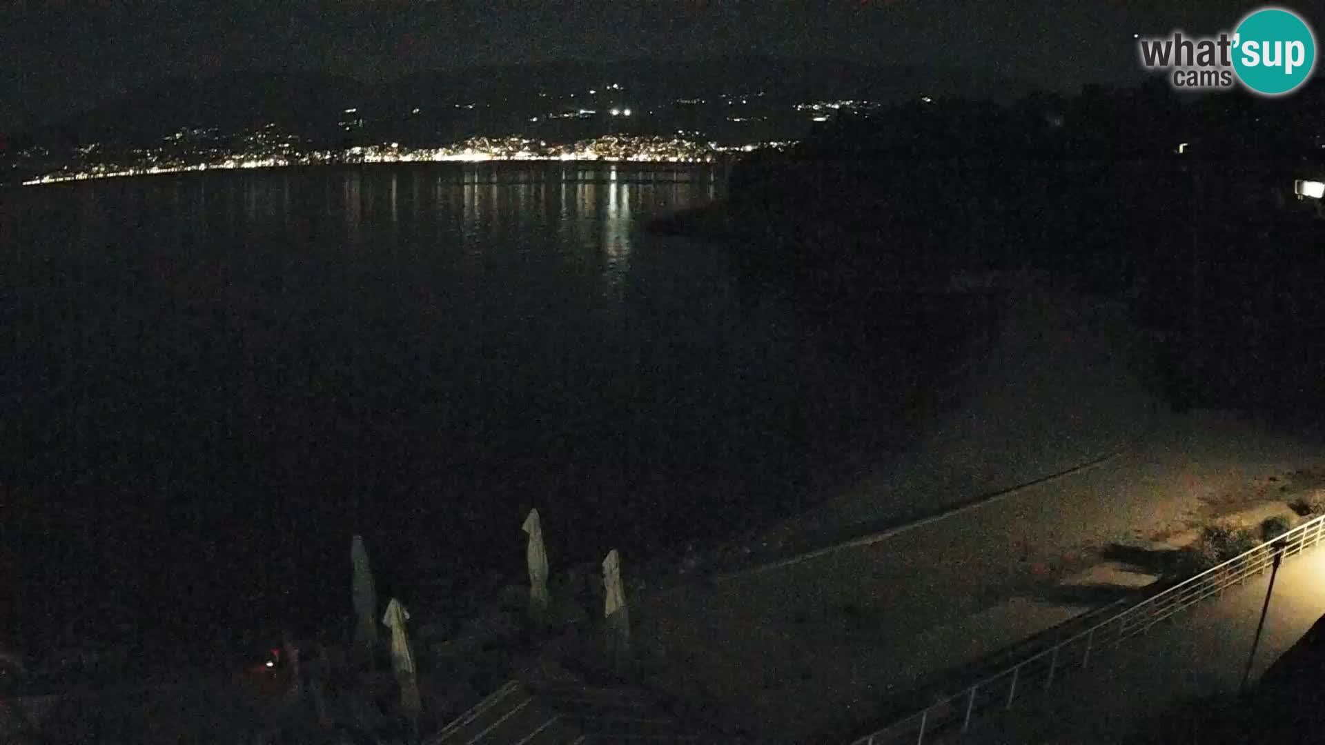 Rijeka web kamera plaža pri Bazenih Kantrida