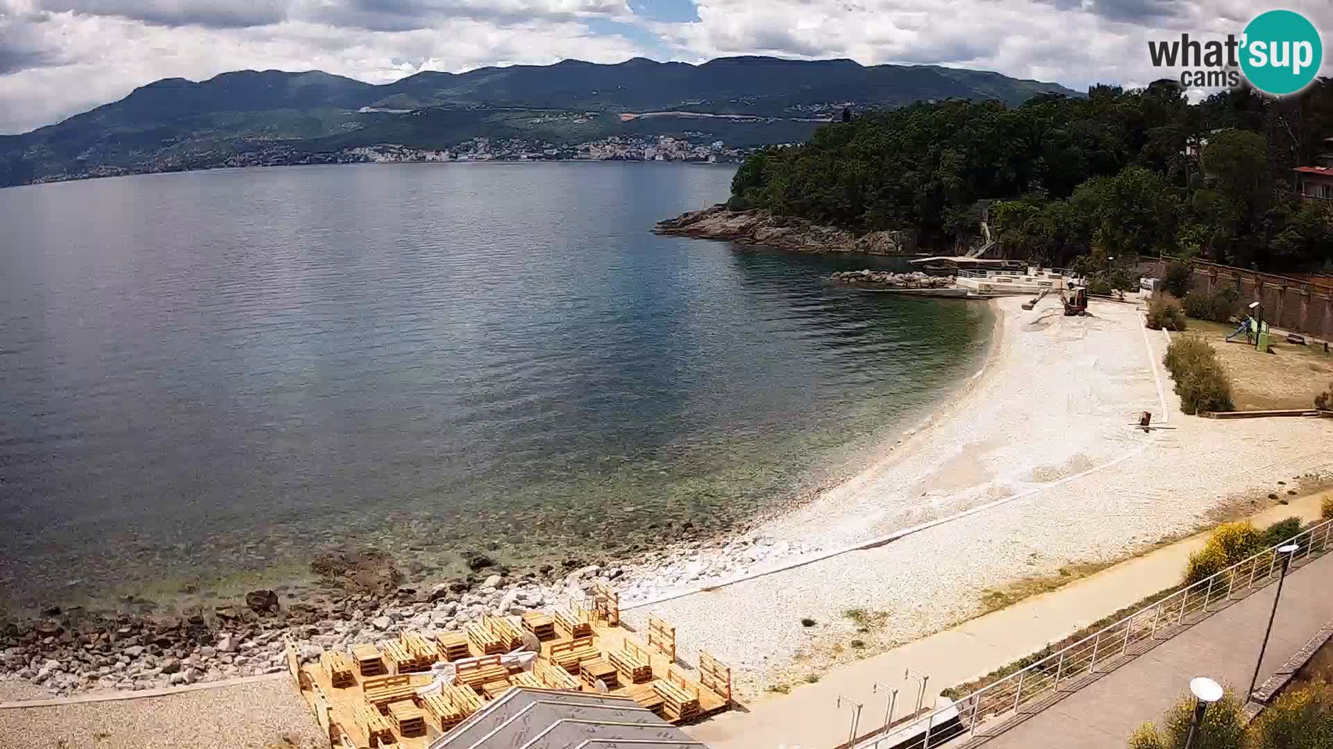 Reka Spletna kamera plaža pri Bazenih Kantrida
